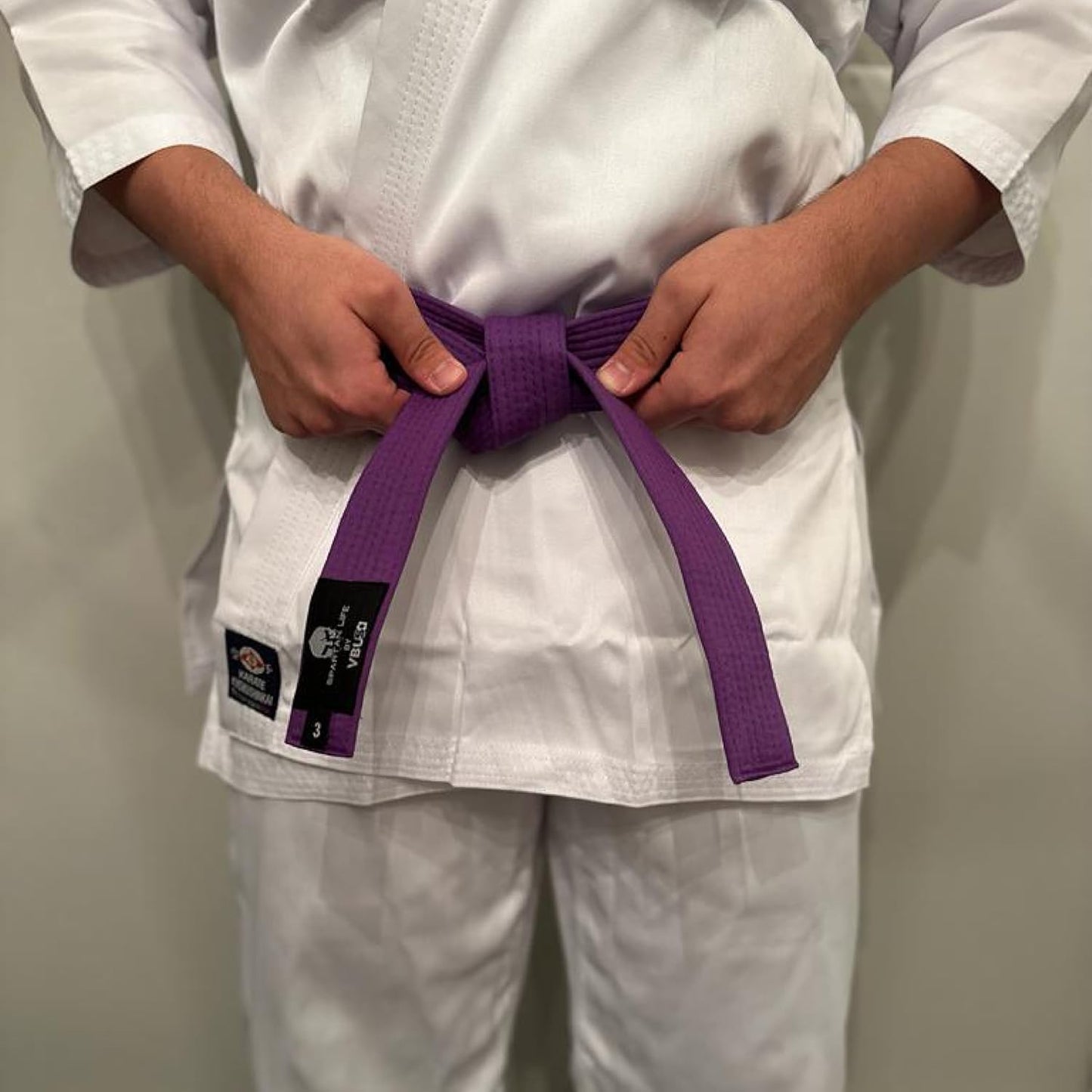 Karate Belt, All-Purpose Martial Arts Belt, Judo, Taekwondo Belt, Durable MMA Color Rank TKD Belt Size 0-6.