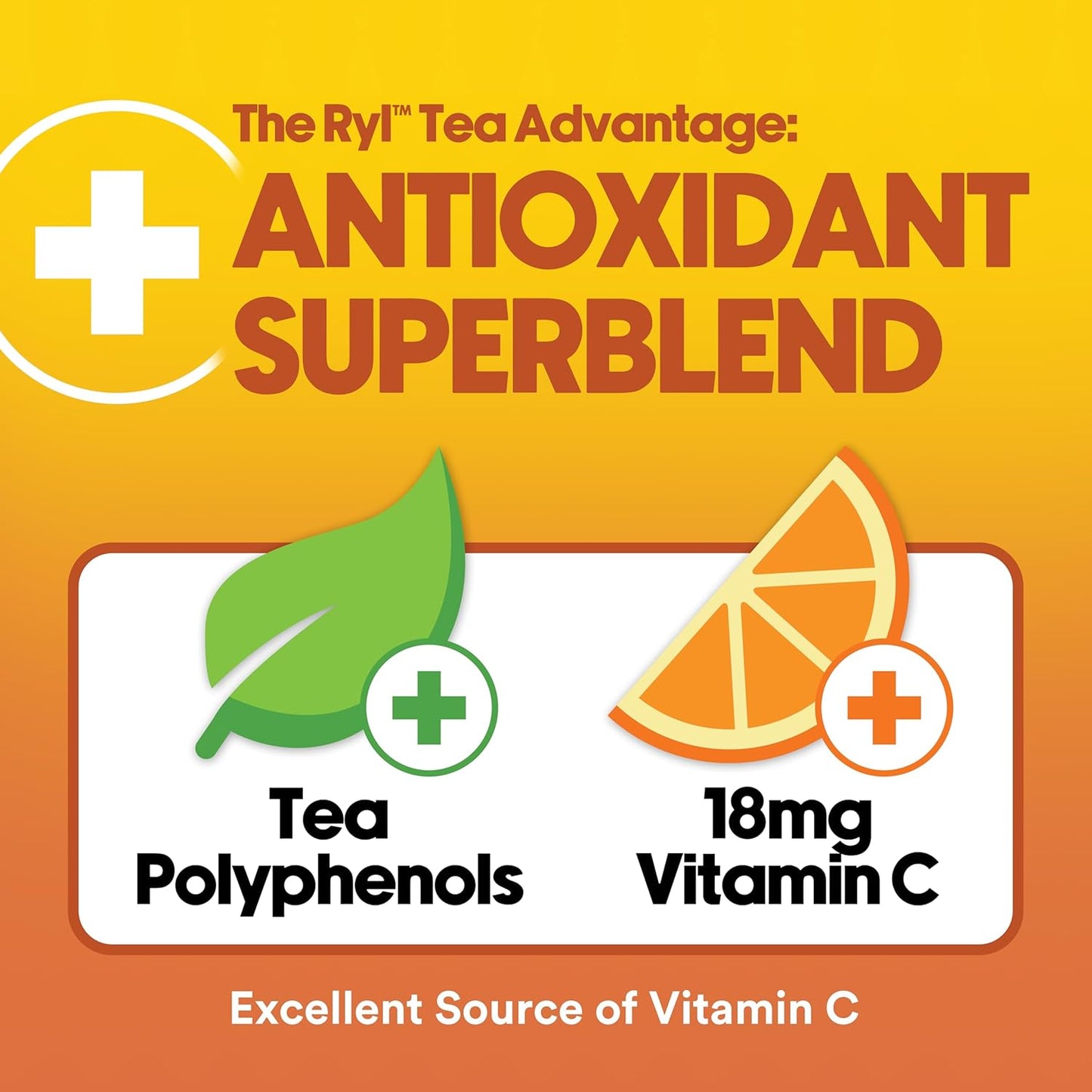 Ryl Half & Half Iced Tea – Antioxidant Superblend, No Artificial Ingredients, Zero Sugar, Five Calories, Low Carb, Non-GMO, Kosher, Gluten Free, Made in the USA, 12-Pack, 16 Fl Oz