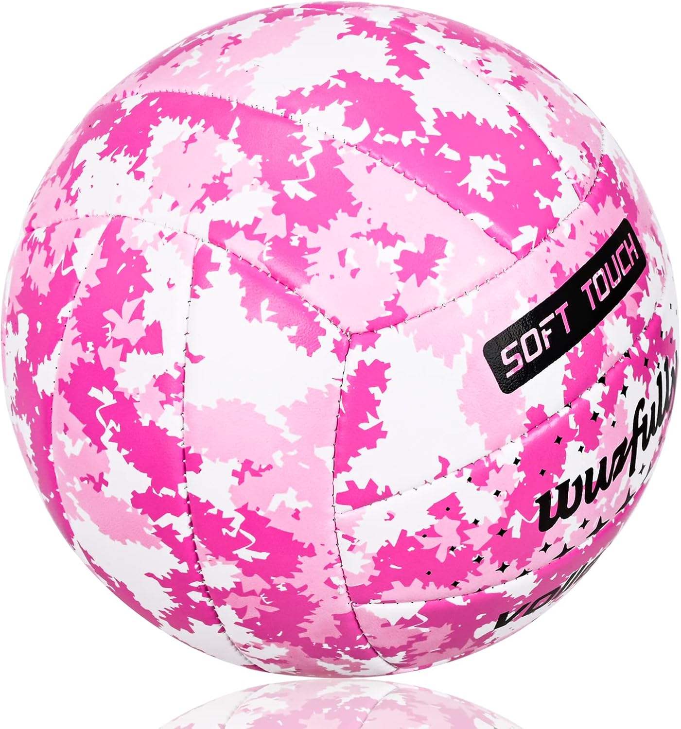 Wuzfully Volleyball Official Size 5,Soft Volleyballs for Backyard Beach Park Play Games Practice Volleyball for Beginner Teenager(Best Gift)