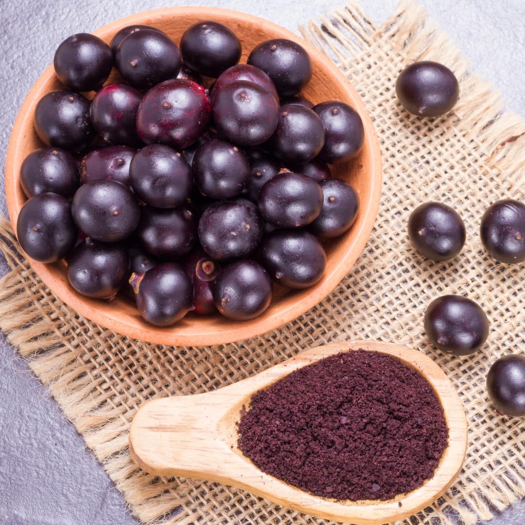PURE ORIGINAL INGREDIENTS Acai Berry Powder, 4 oz, Superfood, Vegan, Non-GMO, Gluten Free