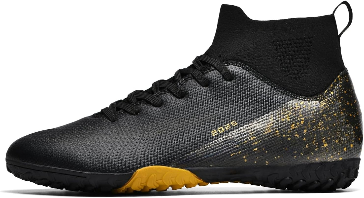 Soccer Cleats for Mens Womens Indoor Soccer Shoes Unisex Baseball Turf Shoes Youth Rugby Shoes Adult AG FG TF Football Boots Wide Training Sneaker