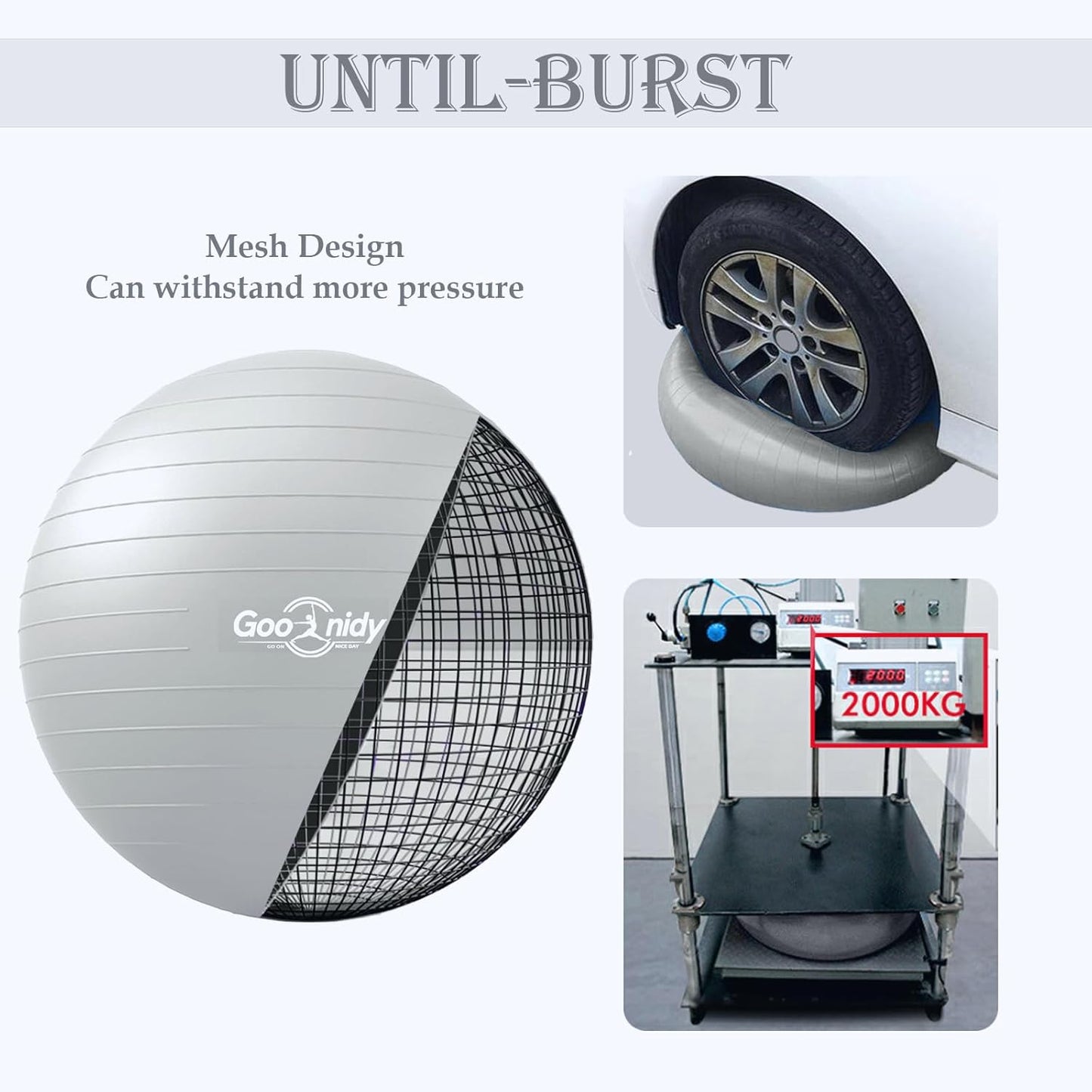 Soft Exercise ball, Anti-Burst Yoga Ball Chair Supports 2200lbs, Workout Equipment w/ Pump for Pregnancy Medicine Birthing Physical Therapy Stability Excersing Birth Swiss Fitness Gym Physio Labor Abs