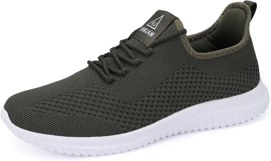 VAMJAM Men's Running Shoes Ultra Lightweight Breathable Walking Shoes Non Slip Athletic Fashion Sneakers Mesh Workout Casual Sports Shoes