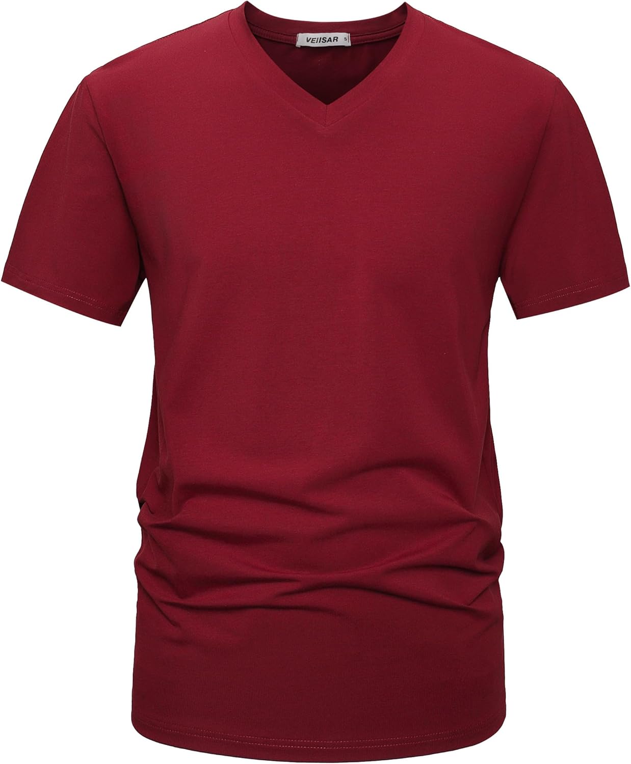 VEIISAR Premium V Neck T Shirts for Men - Modern Fitted Tees Vneck Undershirts