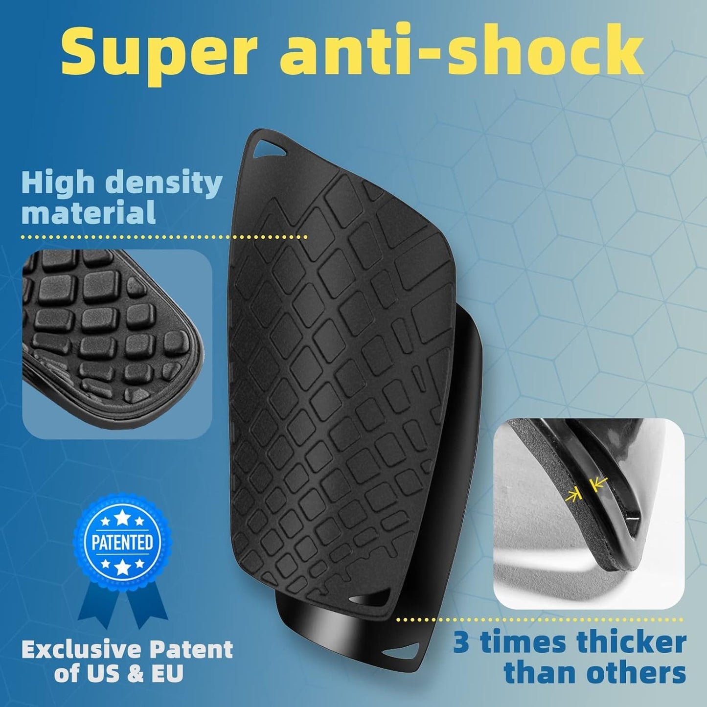 Sportout Soccer Shin Guards - Shin Guards Soccer Kids Youth Adult Protective Shin Pads with Sleeves and Insert Pocket for Boys Girls for Age 4-6, 6-8, 8-10,10-12,12-14,14-Adult