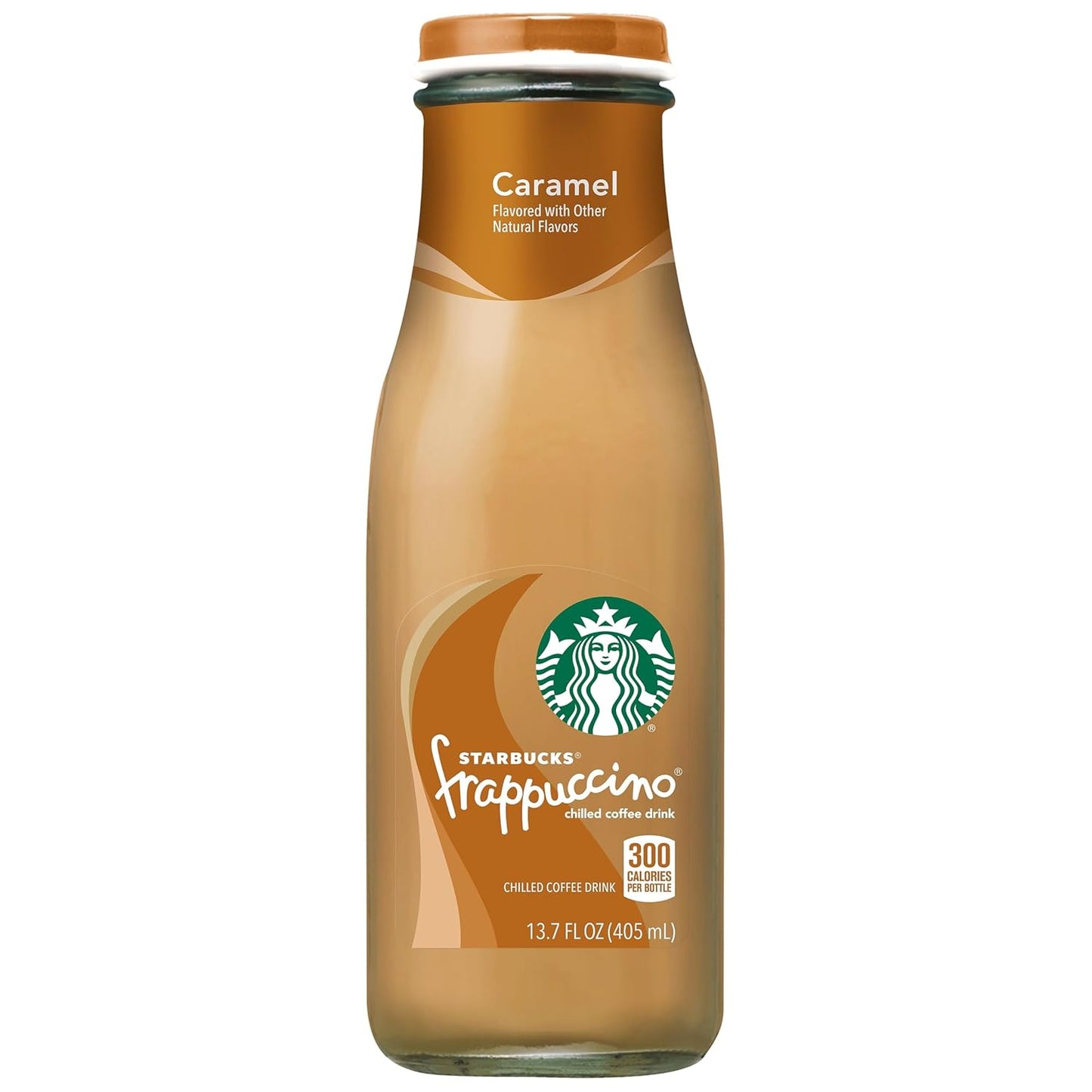 Starbucks Frappuccino Coffee Drink, Caramel, 13.7 fl oz Bottles (12 Pack)