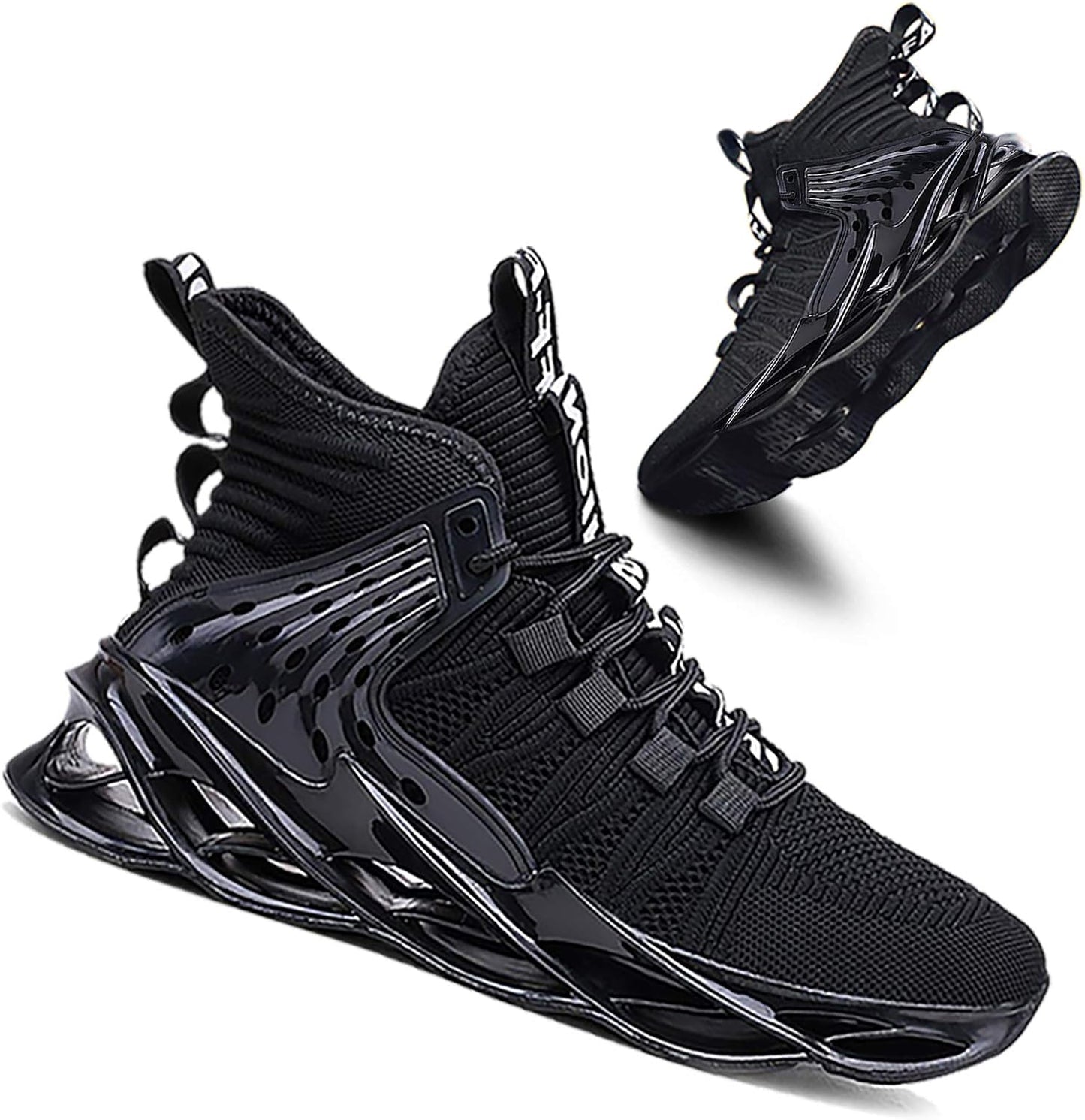 Hello MrLin Men's Running Shoes Non Slip Athletic Tennis Walking Blade Type Sneakers Hip Hop
