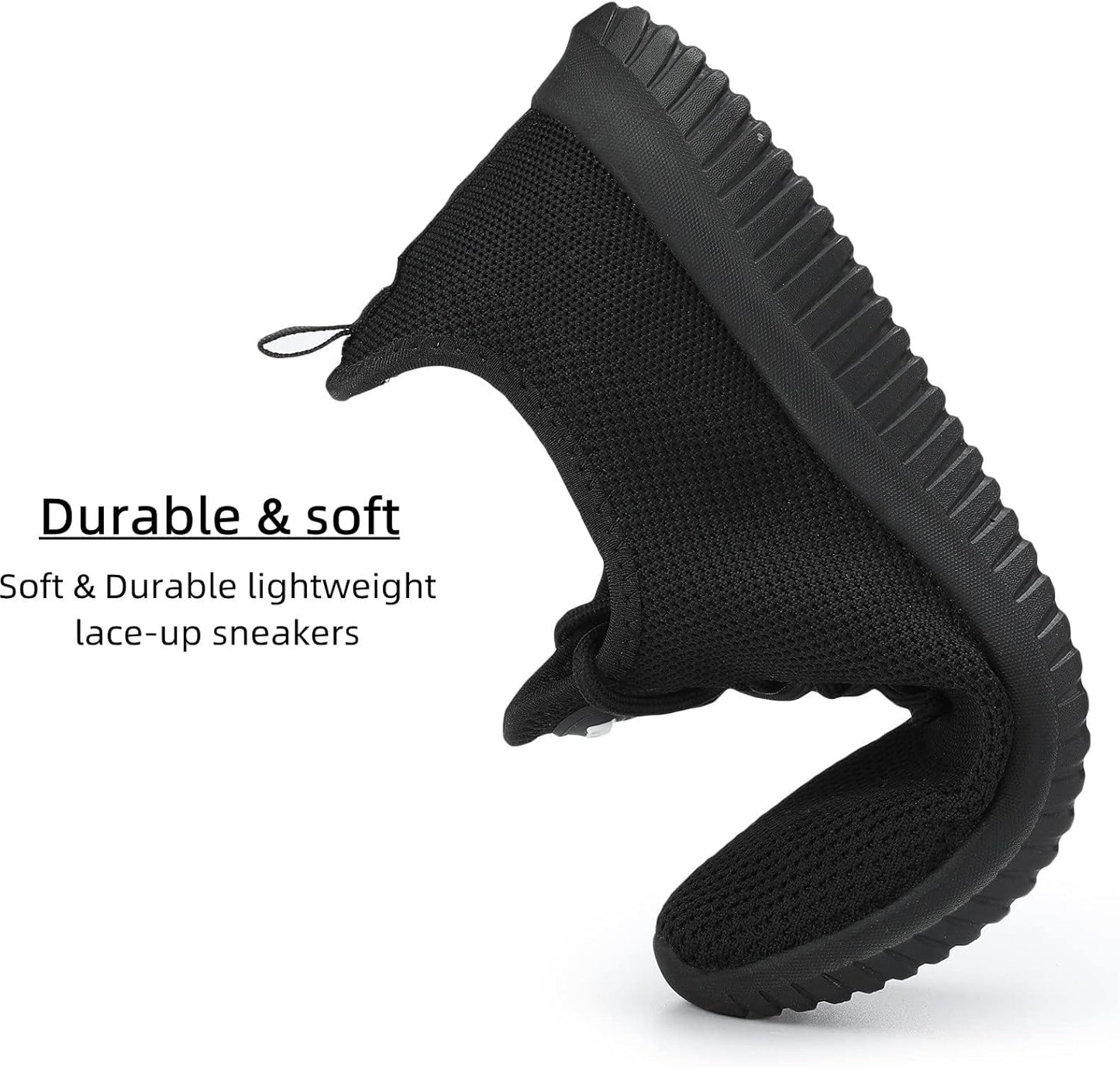 WXQ Men's Running Shoes Comfortable Lightweight Breathable Walking Shoes Mesh Workout Casual Sports Shoes