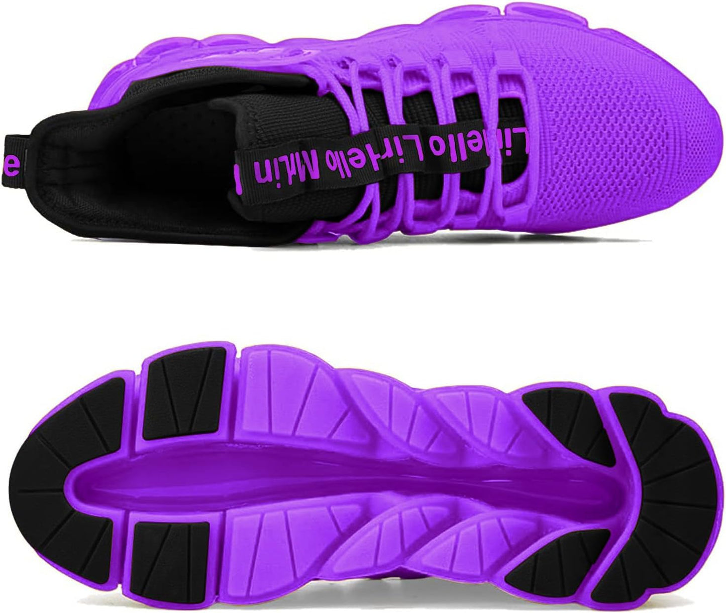 Hello MrLin Men's Running Shoes Non Slip Athletic Tennis Walking Blade Type Sneakers Hip Hop