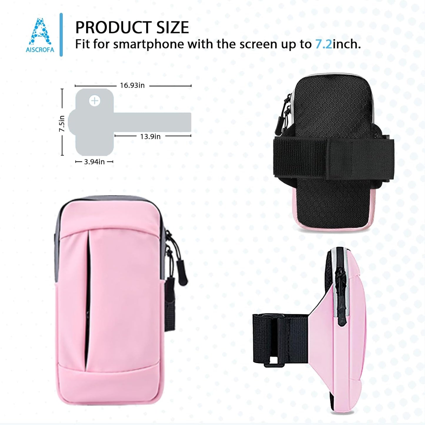 Phone Holder Arm Bands for Running Armband Small Crossbody Bags for Women Kids,iPhone 15 14 13 12 11 Pro Max Xs Xr X 6 7 8 Plus SE Mini Galaxy Ultra Edge S24 S23 Note