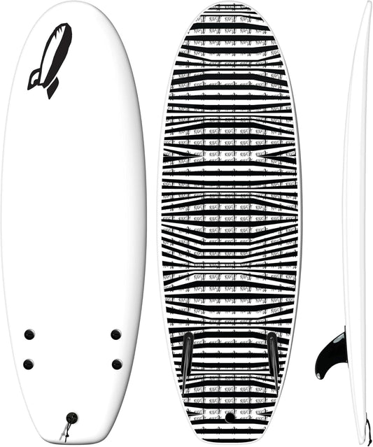 Rock-It 4'10" CHUB Soft Top Surfboard - Kids & Mini, Easy to Paddle & Maneuverable for Beginners