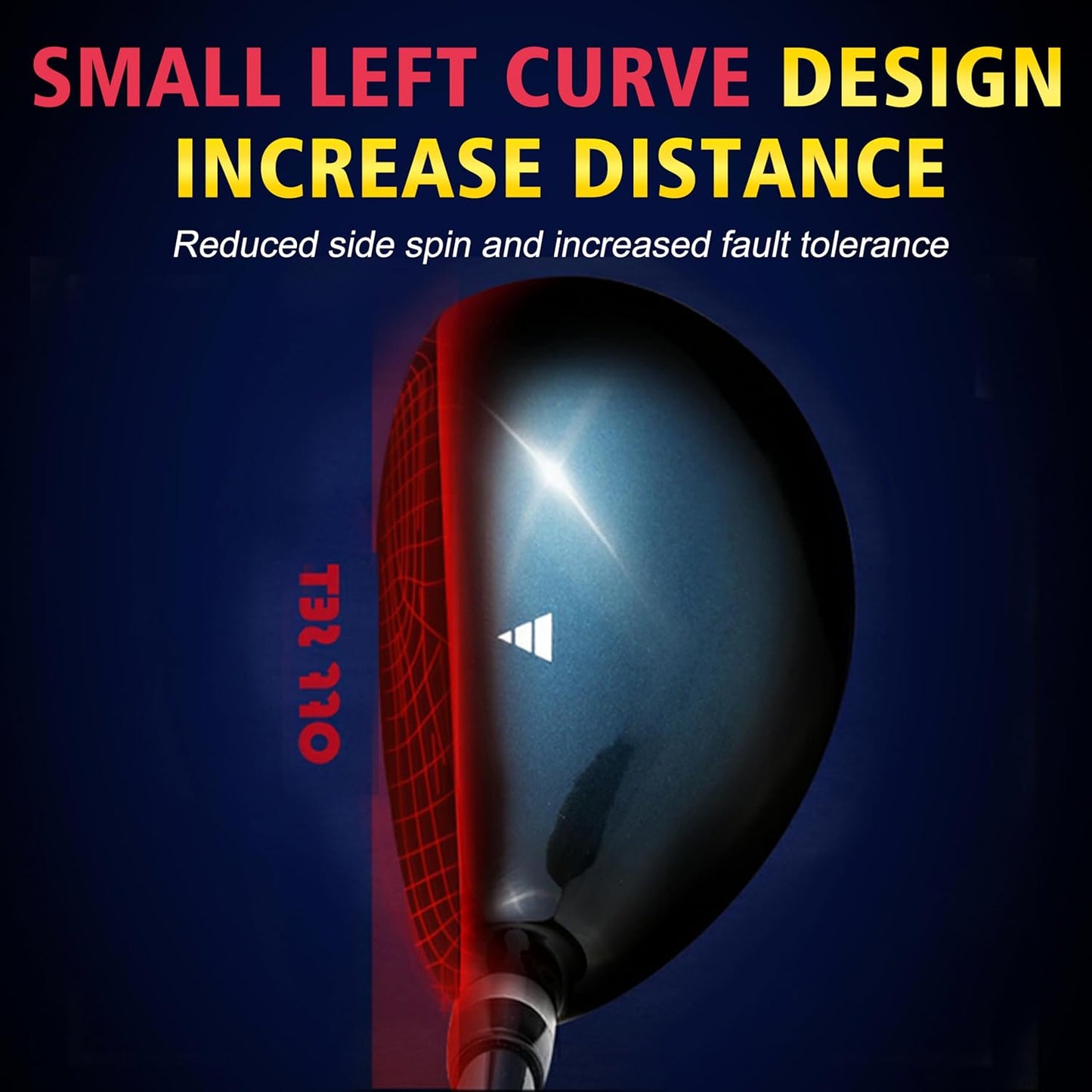 PGM Men's G Type Complete Golf Club Set - Titanium #1 Driver, Draw-Biased Hybrid, High-Strength Iron Set, High Forgiveness Putter, with Stand Bag