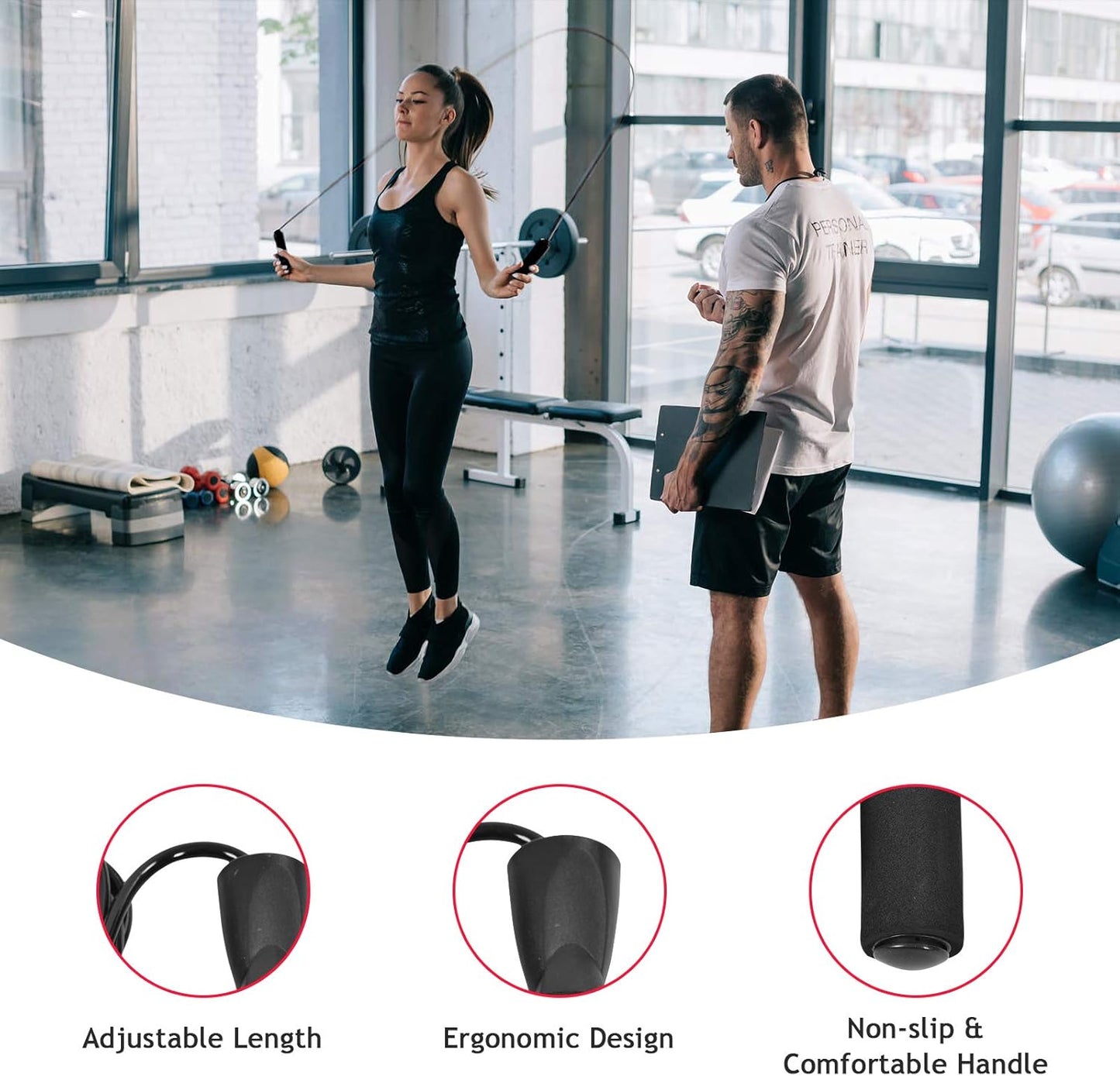 GYMAX Kids Punching Bag Set, Prefilled Junior Kick Boxing Bag Kit with Gloves & Jumping Rope, Heavy Duty Wall Mounted Punching Bag for Youth MMA, Martial Kungfu Thai Training