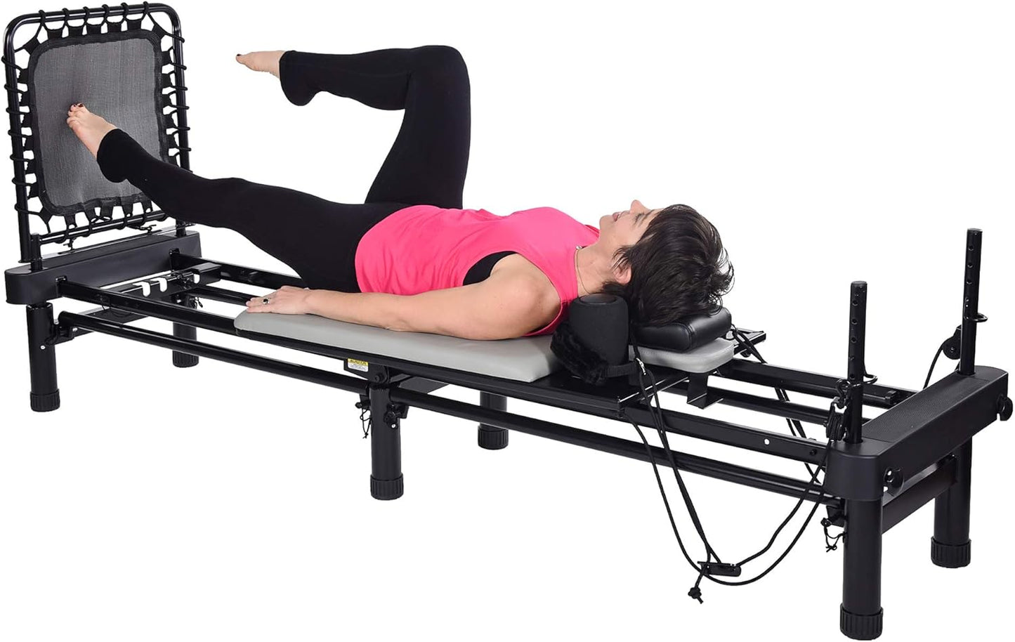 AeroPilates Reformer Home Workout Equipment, Pilates Machine w/Resistance