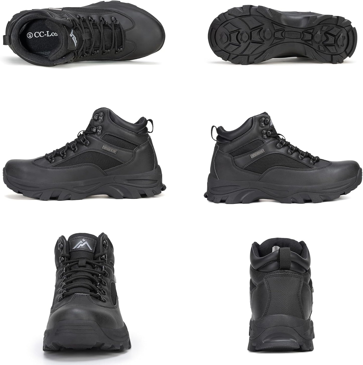 CC-Los Men's Waterproof Hiking Boots Outdoor Relaxed Fit Lightweight Size 7-13.5