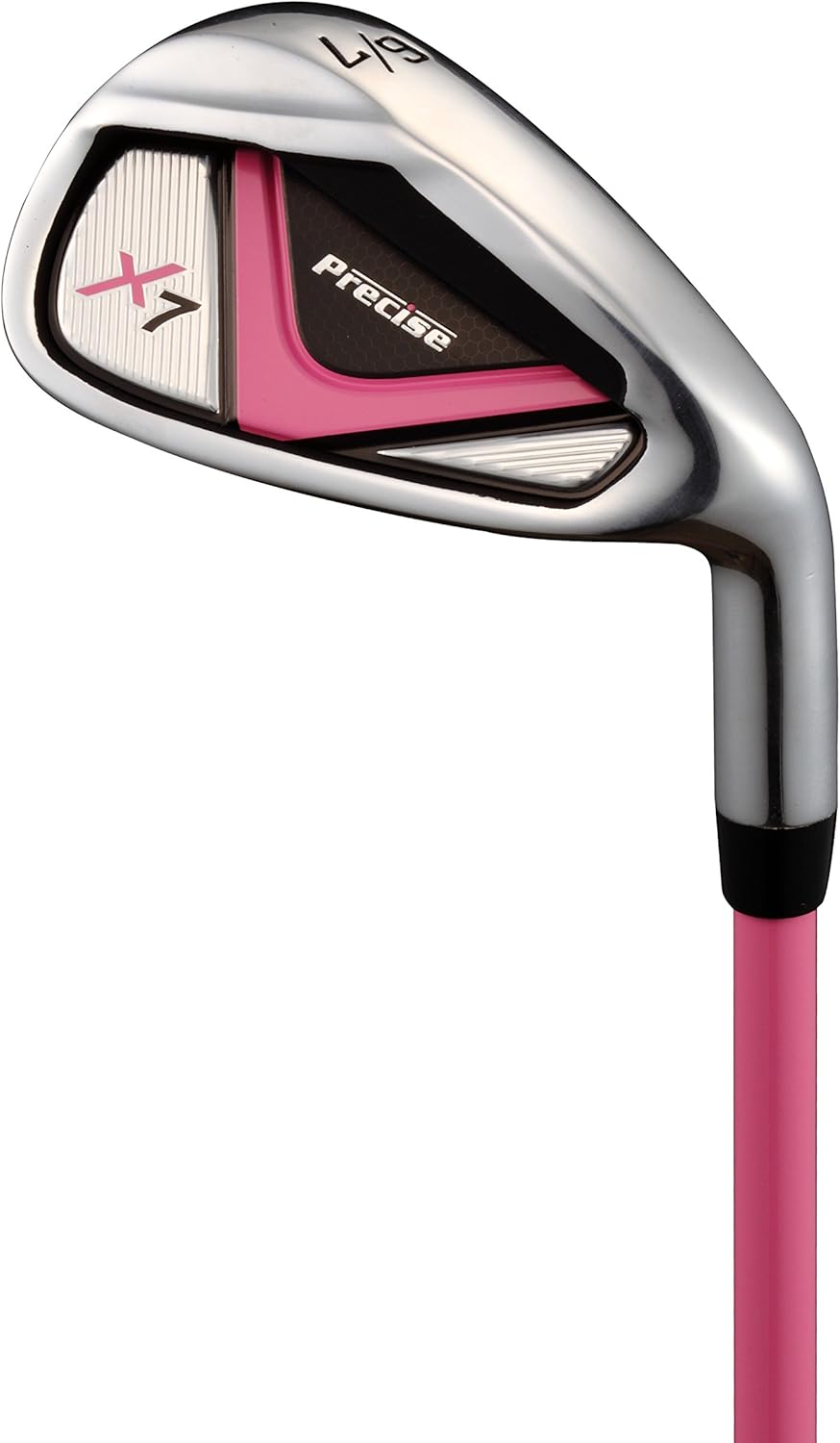 Precise X7 Kids Golf Clubs Set for Ages 3-5, 6-8, 9-12 | Right/Left Hand Girls & Boys Golf Clubs with Lightweight Graphite Shafts, Hybrid & Stand Bag