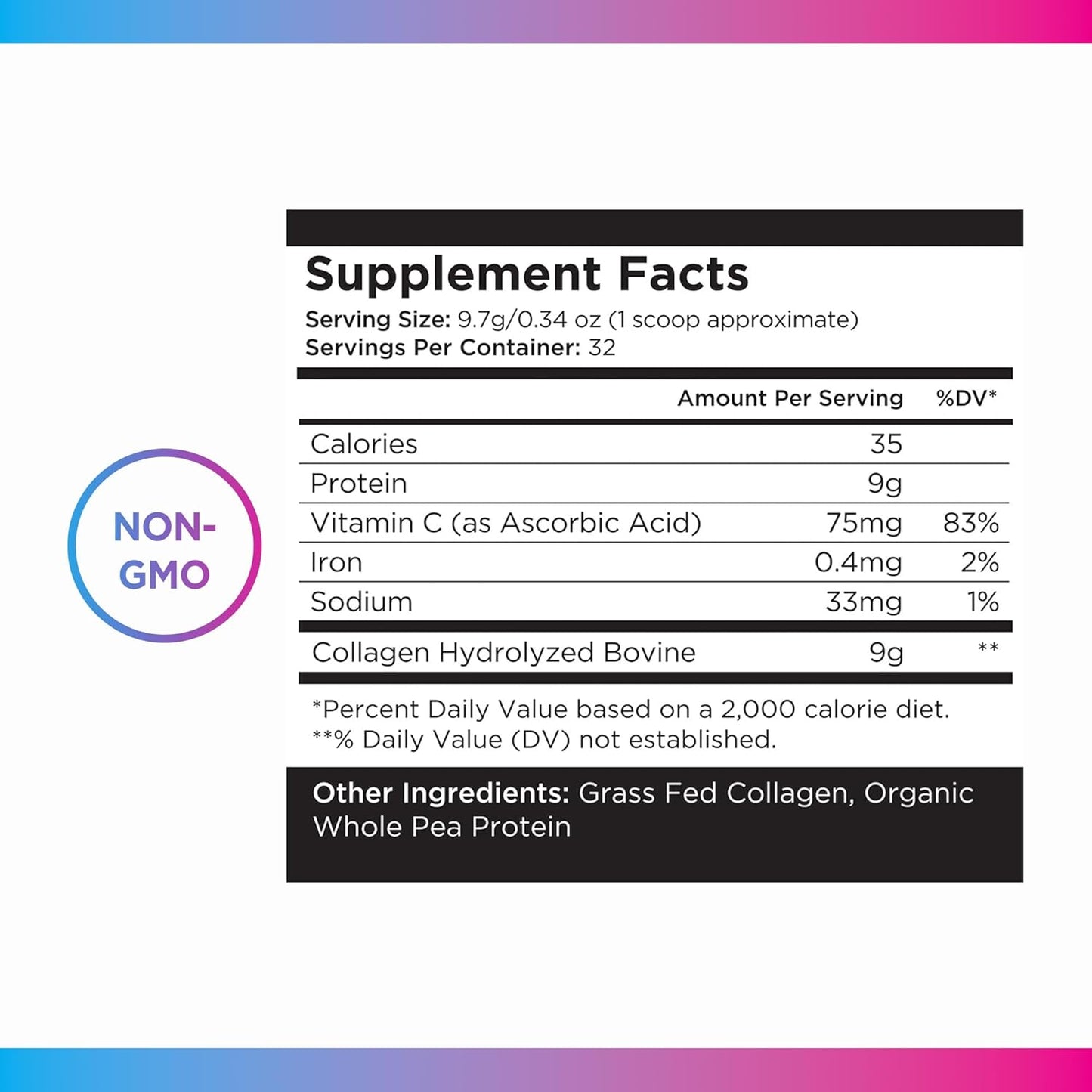 Livingood Daily Unflavored Collagen Powder for Women & Men, Hydrolyzed Collagen Peptides Powder with Vitamin C, Protein with 20 Amino Acids, Type I & III, Grass Fed, Keto, Paleo, Gluten Free, 30 Srvgs