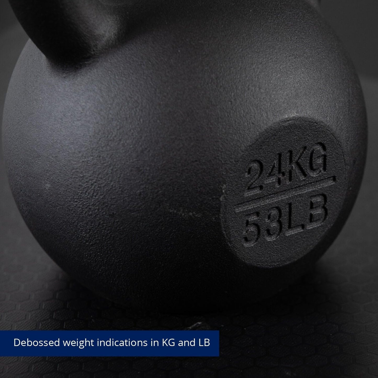 Titan Fitness Cast Iron Kettlebell, Single Piece Casting, KG and LB Markings, Full Body Workout