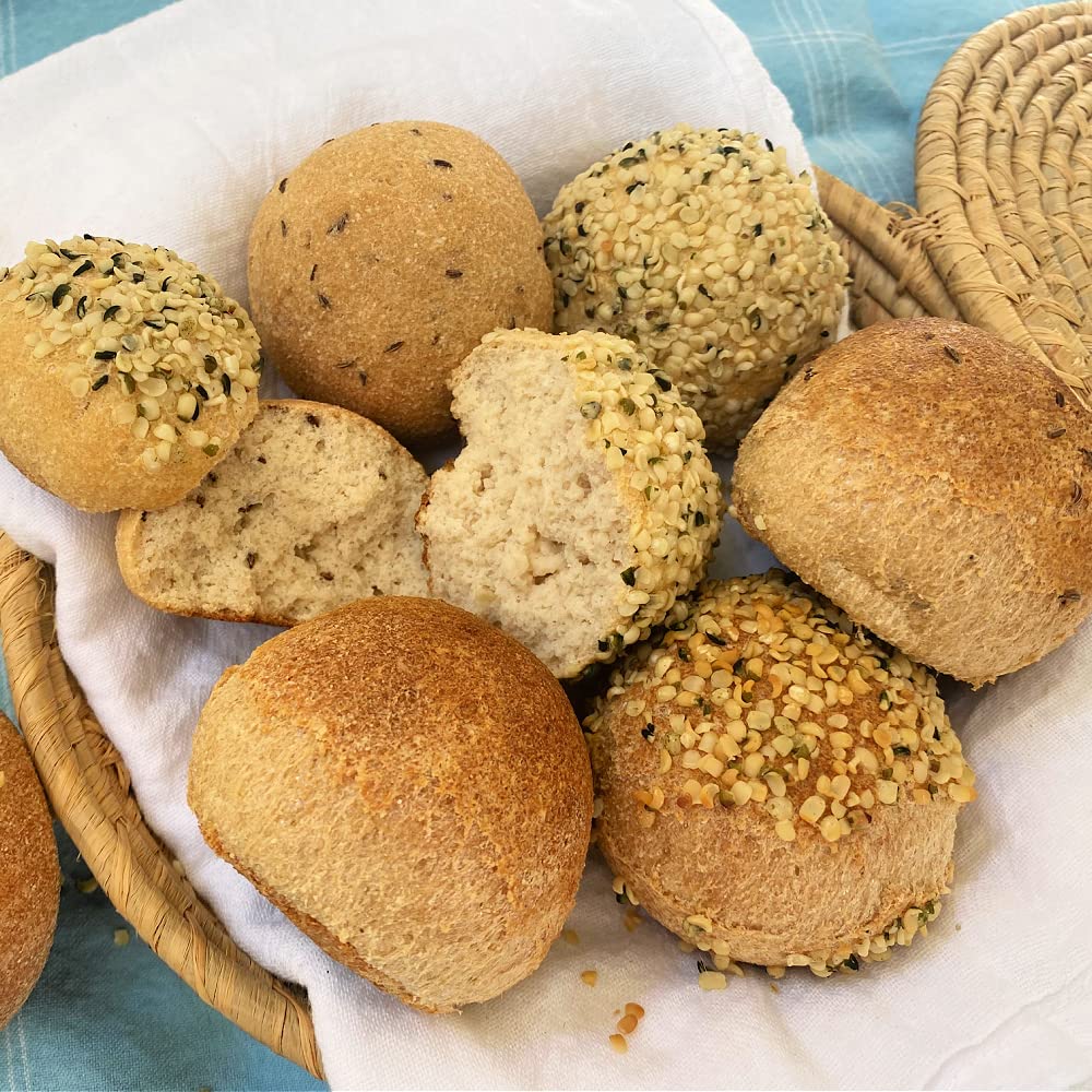 Grain Free Planet's Multi-Use Bread Mix | Clean Keto, Gluten Free, 100% Grain Free | Free from Sugar, Dairy, Lectins, Yeast and Soy | Low Carb Baking Mix | Diabetic, Atkins, and Weight Watchers Friendly | 2.5lb Tub