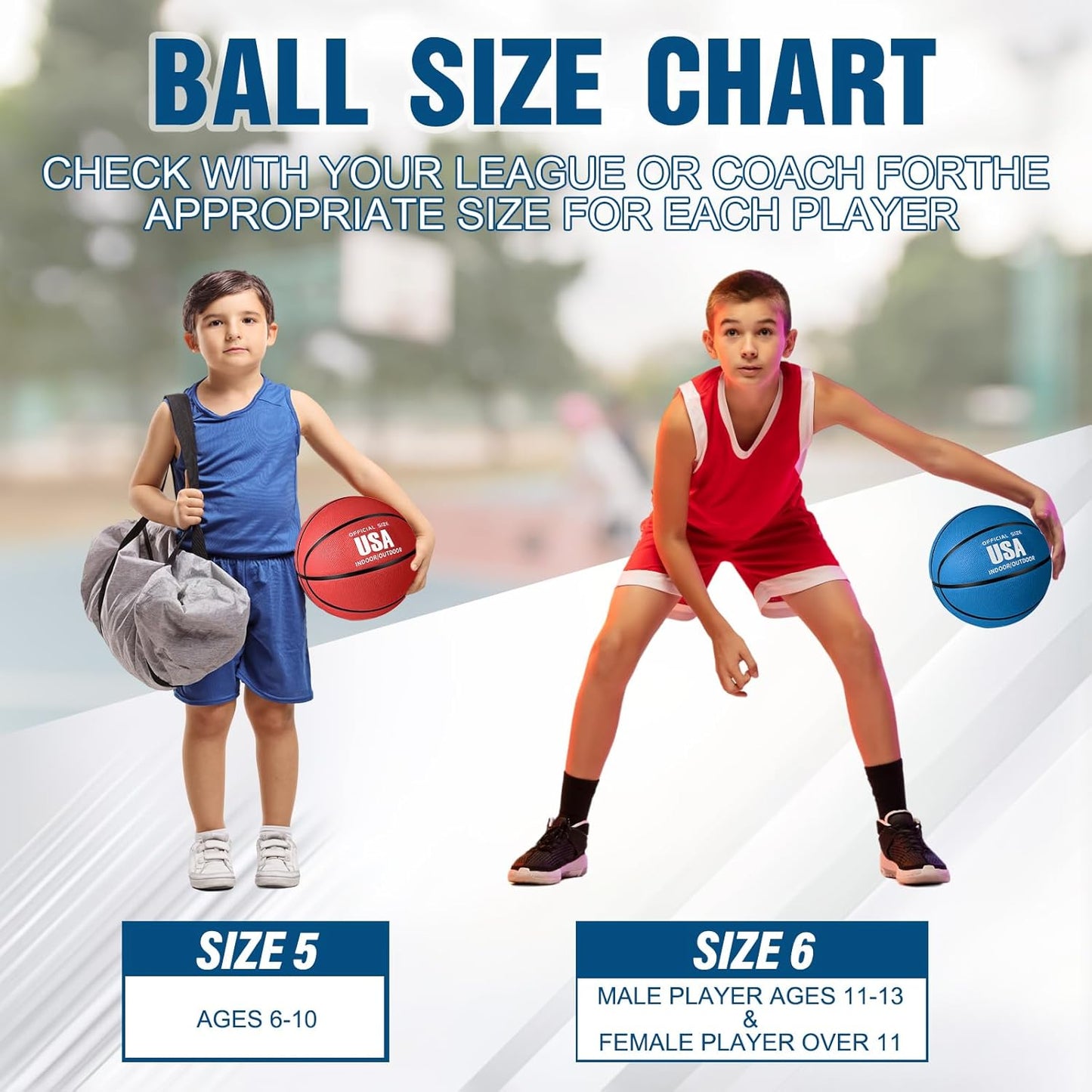 Libima 24 Pcs Rubber Basketballs Bulk with Pump Official Size Multicolor Basket Balls Youth Streetballs Set for Adult Boys Girls Gifts Indoor Outdoor Training Practice