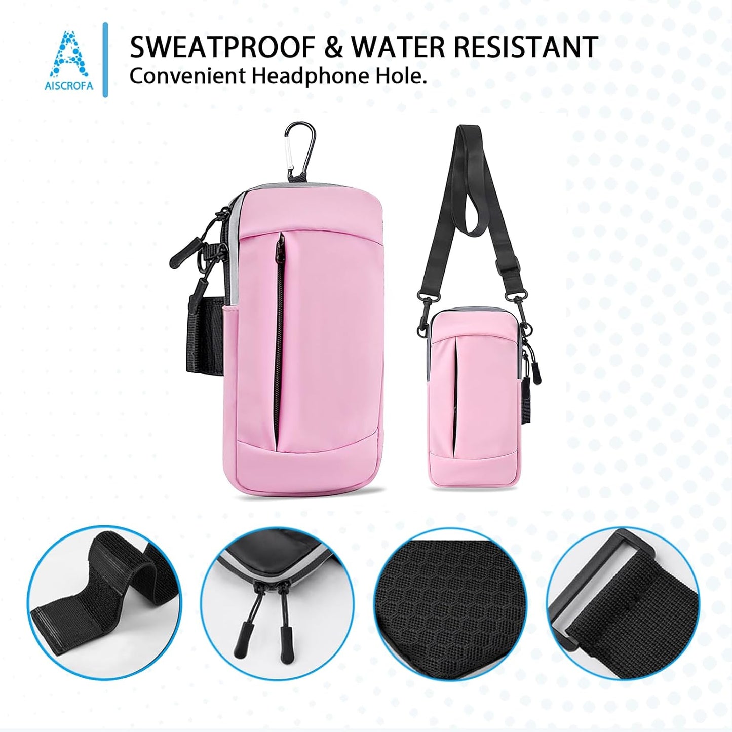 Phone Holder Arm Bands for Running Armband Small Crossbody Bags for Women Kids,iPhone 15 14 13 12 11 Pro Max Xs Xr X 6 7 8 Plus SE Mini Galaxy Ultra Edge S24 S23 Note