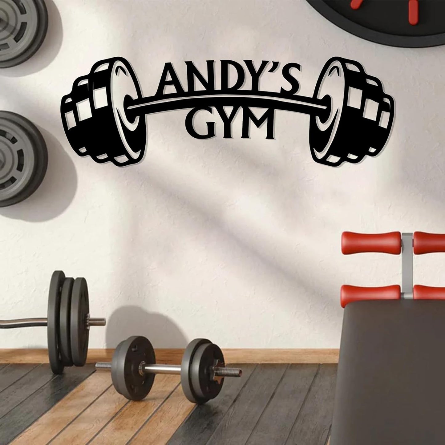 Luxury Personalized Gym Metal Sign, Custom Home Gym Sign, Home Gym Decorations, Gifts for Fitness Lovers, Workout Room Decor, Gym Signs for Home Gym, Christmas Gifts 5
