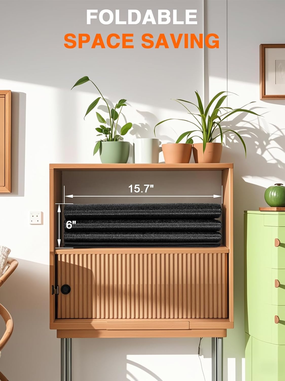 Treadmill Mat, 5'x2.5'/5.6'x2'/6.5'x3'/8'x3',6mm Thickness Exercise Equipment Mat for Carpet Hardwood Floors, Compatible with Walking Pad,Spin Bike,Elliptical Trainer,Rowing Machine