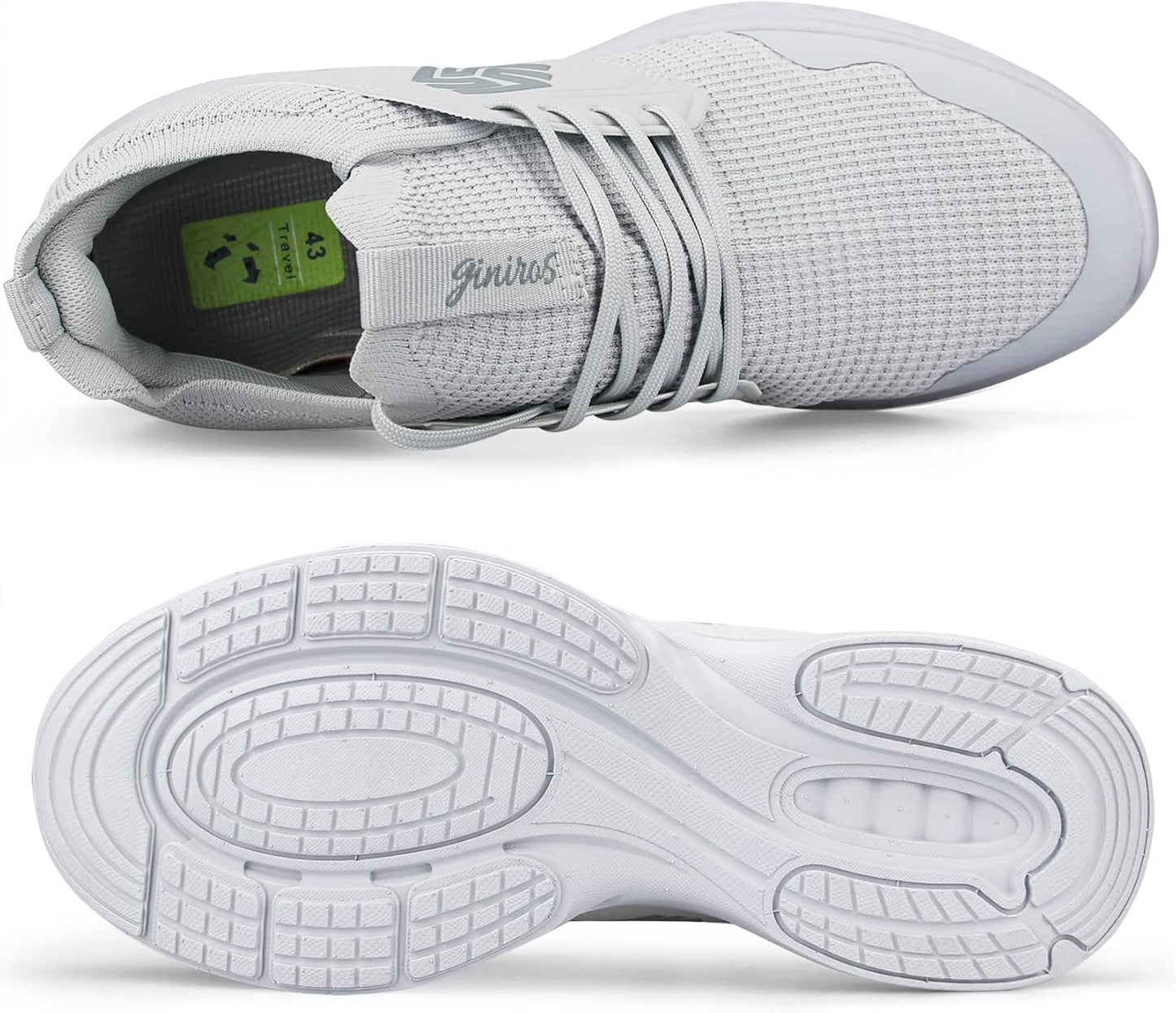 Mens Slip On Walking Shoes Non Slip Running Shoes Breathable Workout Shoes Lightweight Gym Sneakers