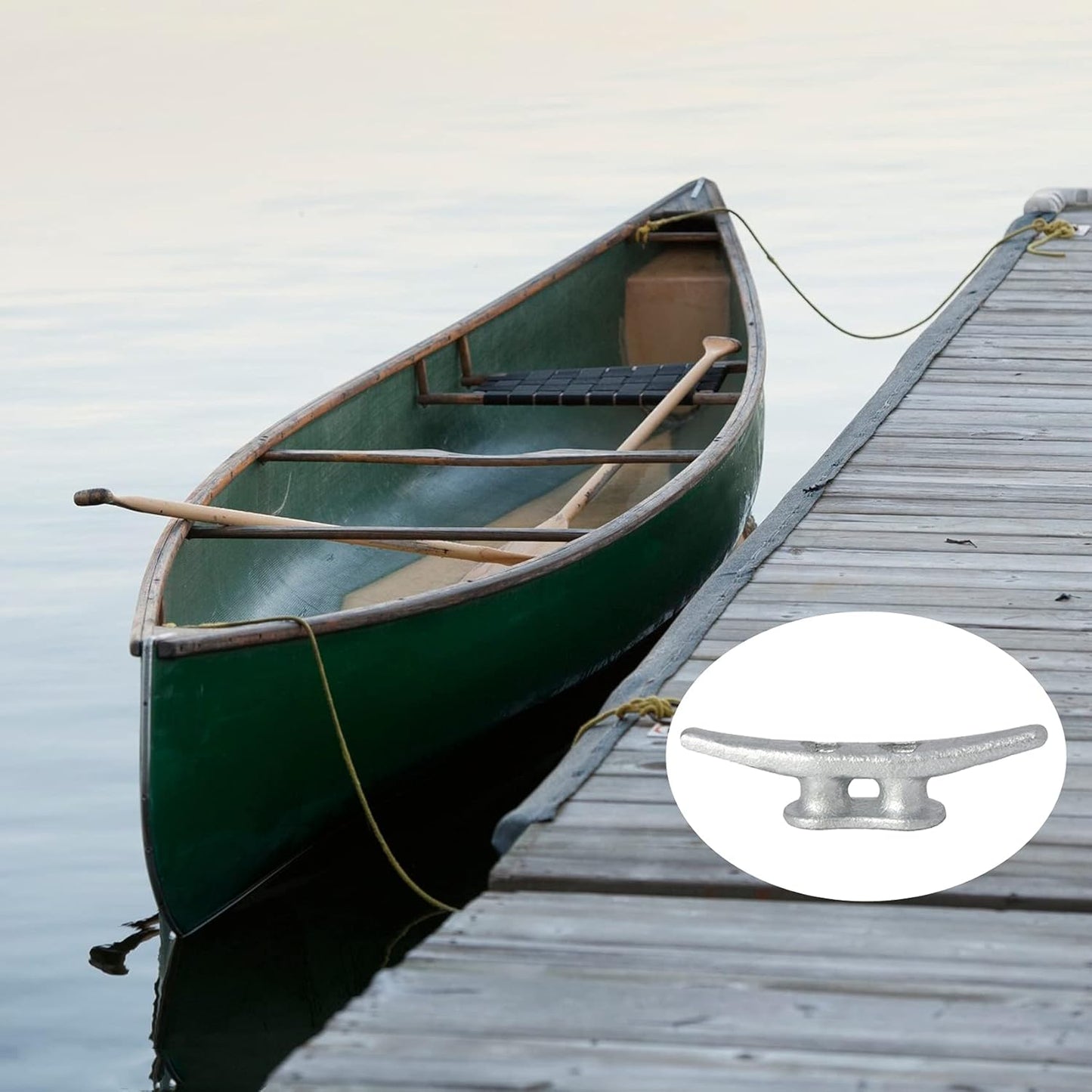 4 inch Dock Cleats 4/6/8/12/16/20/24 Pack,Boat Dock Cleats Rope Cleat Marine Cleats Iron Boat Cleats with Hardware ldeal for Deck,Nautical Decor,Cleats for Boat Dock,Boat Tie Down Cleats