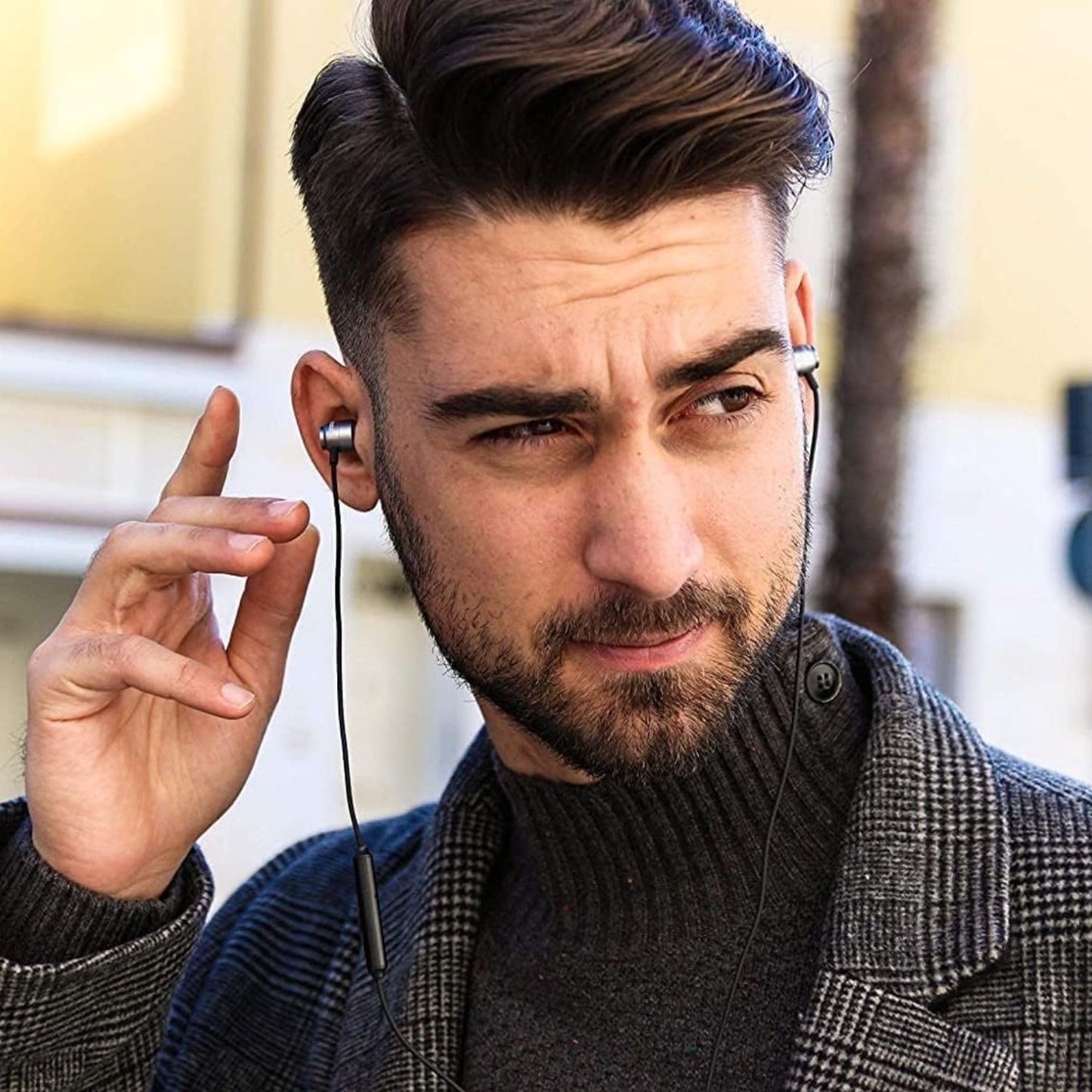 LUDOS Clamor USB C Headphones for iPhone 17 16 15 Pro Max Plus Air iPad Pro, 5 Years Warranty, USB-C Earbuds for Samsung Galaxy S24 S23 Ultra S22 S21 FE S20 A55 A54 A53, USB Type C Earphones - Grey