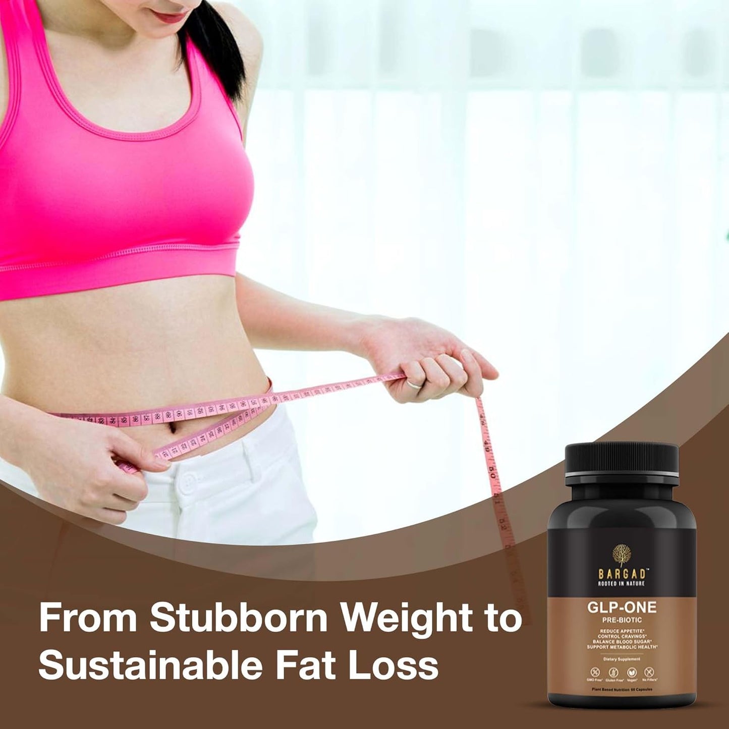 GLP-1 Supplement for Women & Men, GLP Activate Natural Formula, Hunger & Metabolism Support - Expert Formulated to Supports GLP1 Naturally | Probiotic and Prebiotic (60 Capsules)