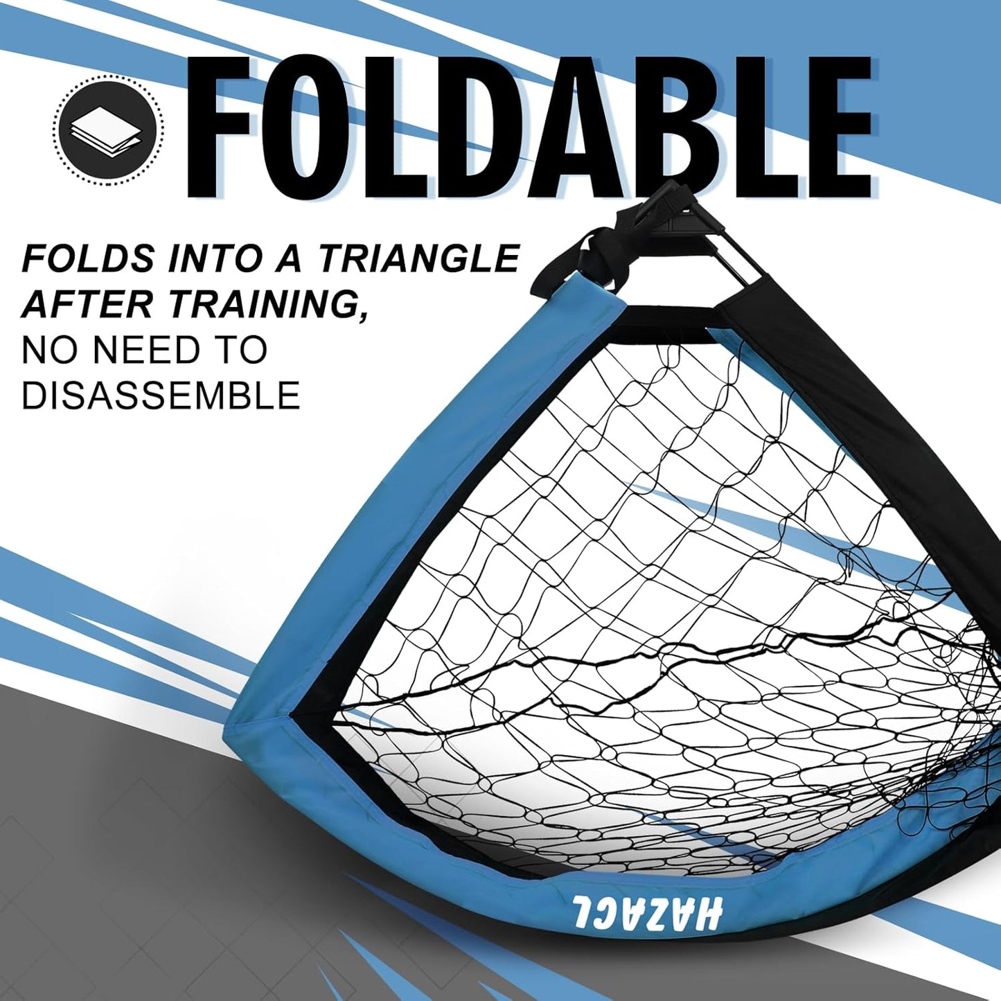 Kids Soccer Goal for Backyard, 6x4 9x5 FT Portable Soccer Nets Pop Up with Ball, Agility Ladder, Cones, Target & Carry Bag for Toddler Youth Outdoor Indoor Training Practice Sports Games Play