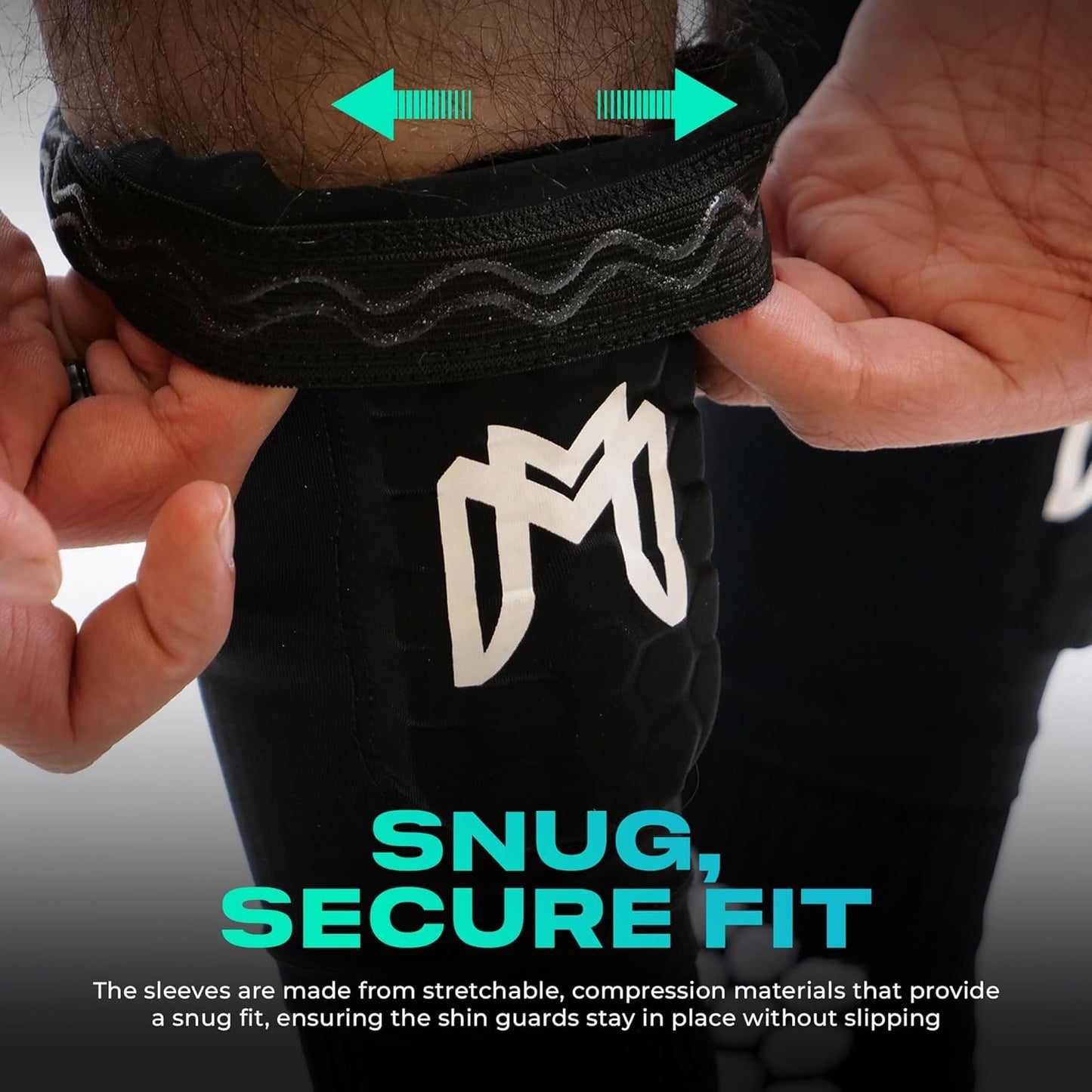 Mini Shin Guards Soccer – Built in Shin Pad Sleeves for Mens, Women, Teens - Small Shin Guards - Lightweight, Breathable Shin Defender Leg Protection