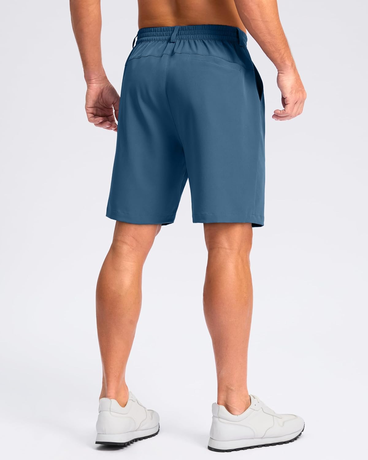 Pudolla Men's Casual Shorts 7"/9" Lightweight Golf Shorts with 3 Pockets Stretch Quick Dry Comfy Work Shorts