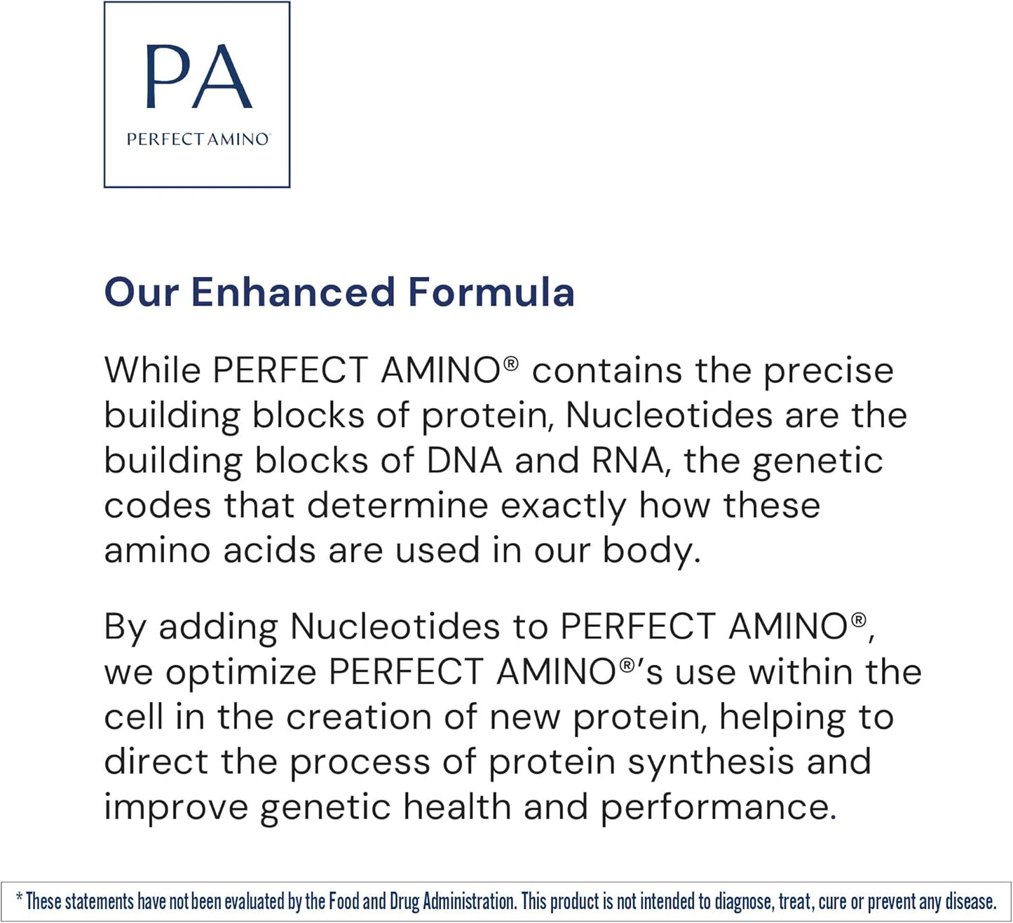 BodyHealth PerfectAmino Powder - BCAA and EAA Powder for Pre and Post Workout - Amino Acid Energy Drink for Men and Women to Support Lean Muscle and Recovery - Unflavored - 60 Servings