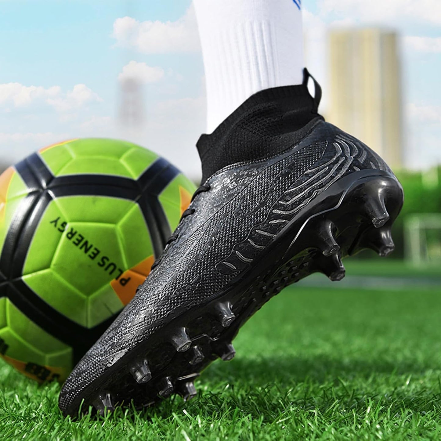 Mens Soccer Cleats Womens Indoor Soccer Shoes Wide Baseball Turf Shoes Adult Youth Rugby Shoes Big Boys Small Spikes AG TF Football Boots