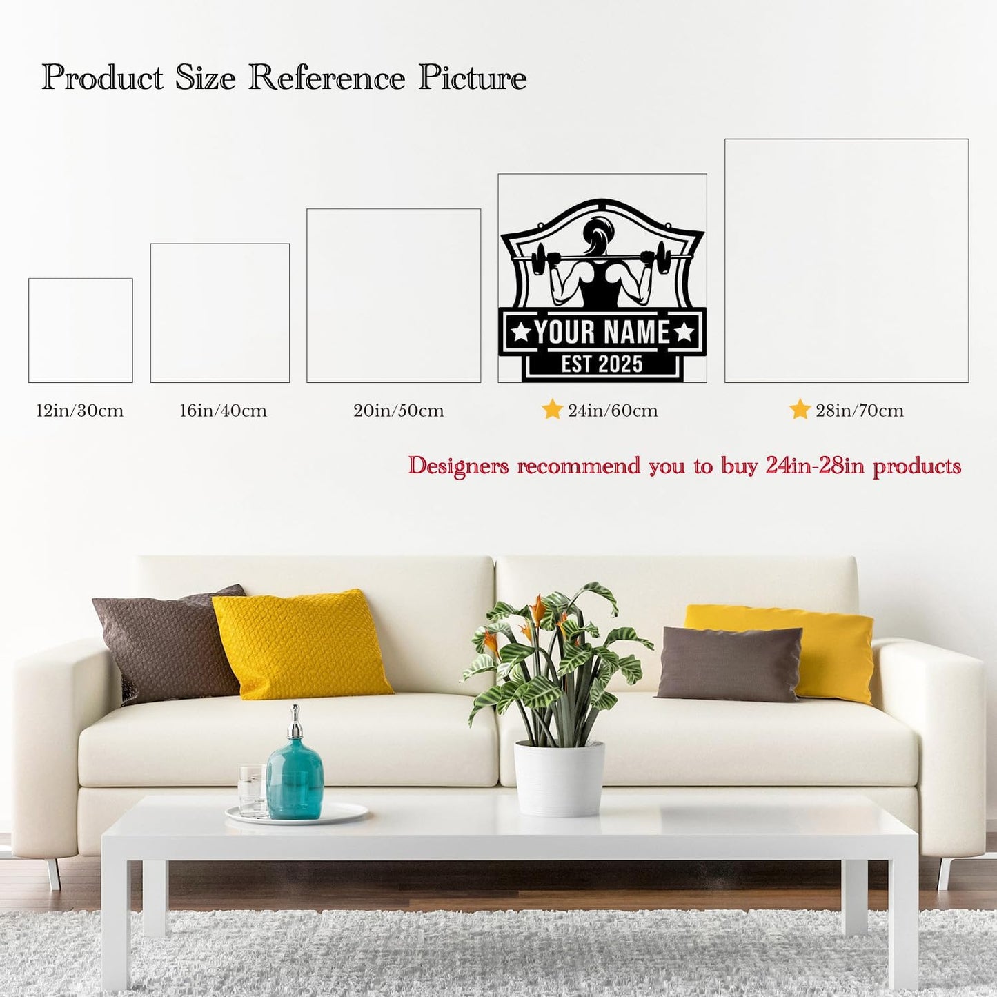 Personalized Metal Gym Sign, Custom Fitness Metal Wall Decor, Body Builder Lovers Gift, Gym Custom Unique Metal Wall Art, fitness room decor, home gym decor, gym wall art (Style-2)