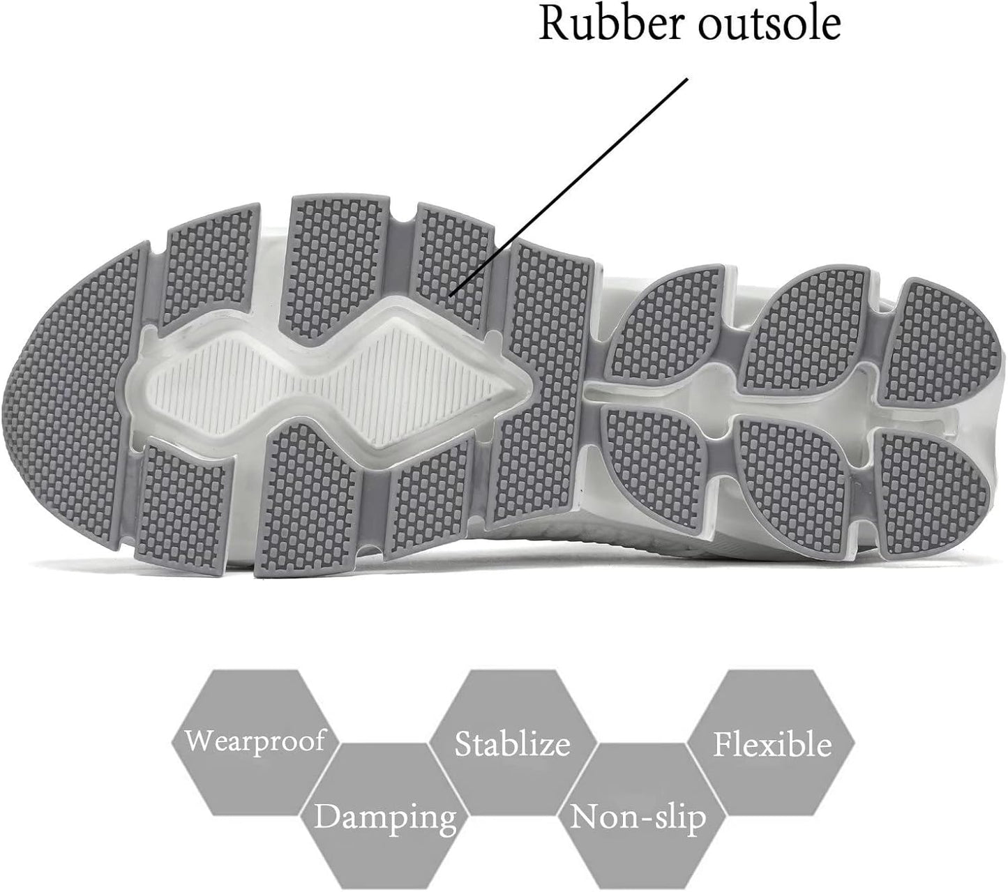 Men's Slip on Walking Running Shoes Blade Tennis Casual Fashion Sneakers Comfort Non Slip Work Sport Athletic Trainer