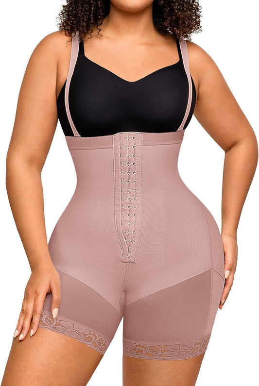 FeelinGirl Faja Body Shaper Tummy Control Shapewear for Women Butt Lifter Post Surgery Fajas Postparto Para Mujer
