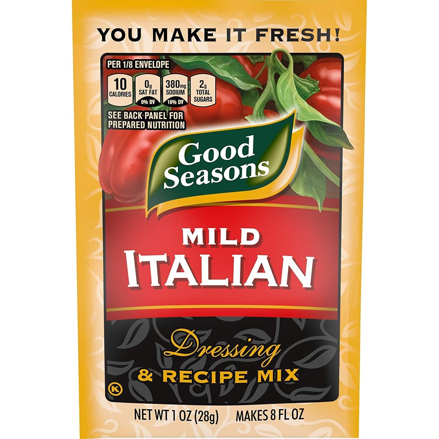 Good Seasons Garlic & Herb Dressing & Recipe Mix (6 CT) + Mild Italian Dressing and Recipe Mix (6 CT) (Variety Pack)
