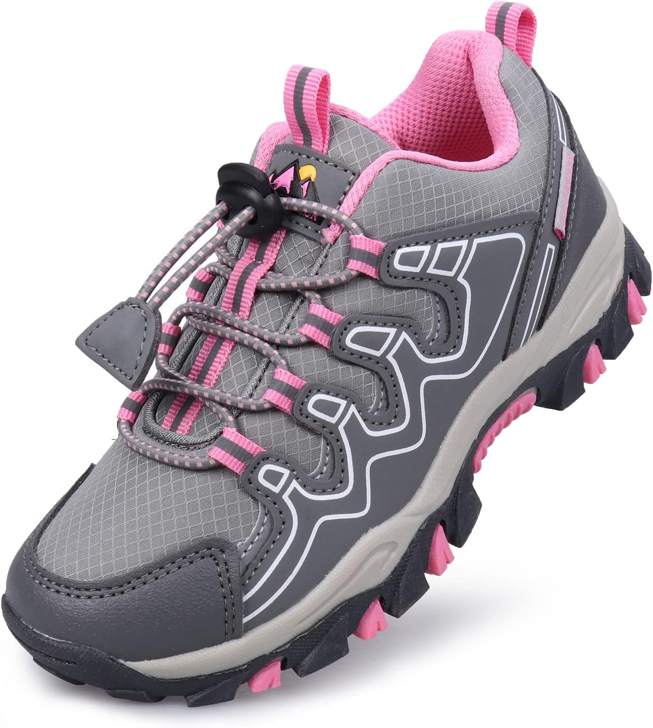 UOVO Boys Girls Kids Sneakers Hiking Running Outdoor Walking Tennis Shoes Waterproof Non Slip Fashion Sneakers(Little/Big Kids