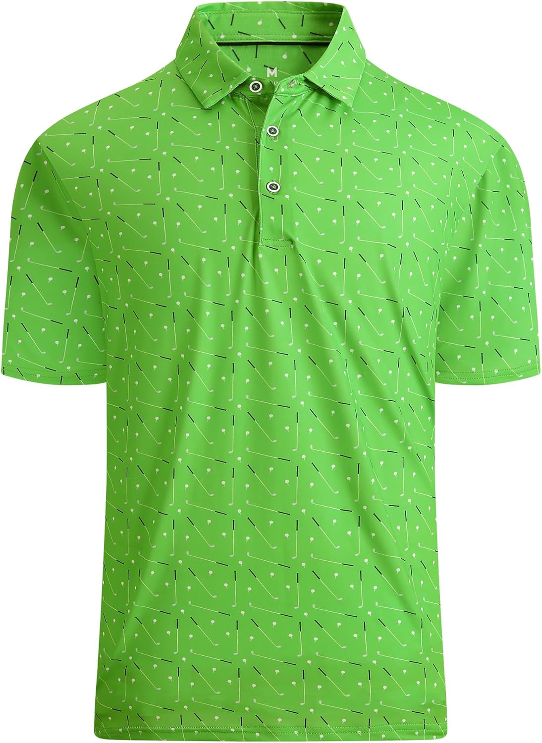 WARHORSEE Golf Polo Shirts for Men Short Sleeve Wrinkle Free 4 Way Stretch Moisture Wicking Performance Collared Tshirts