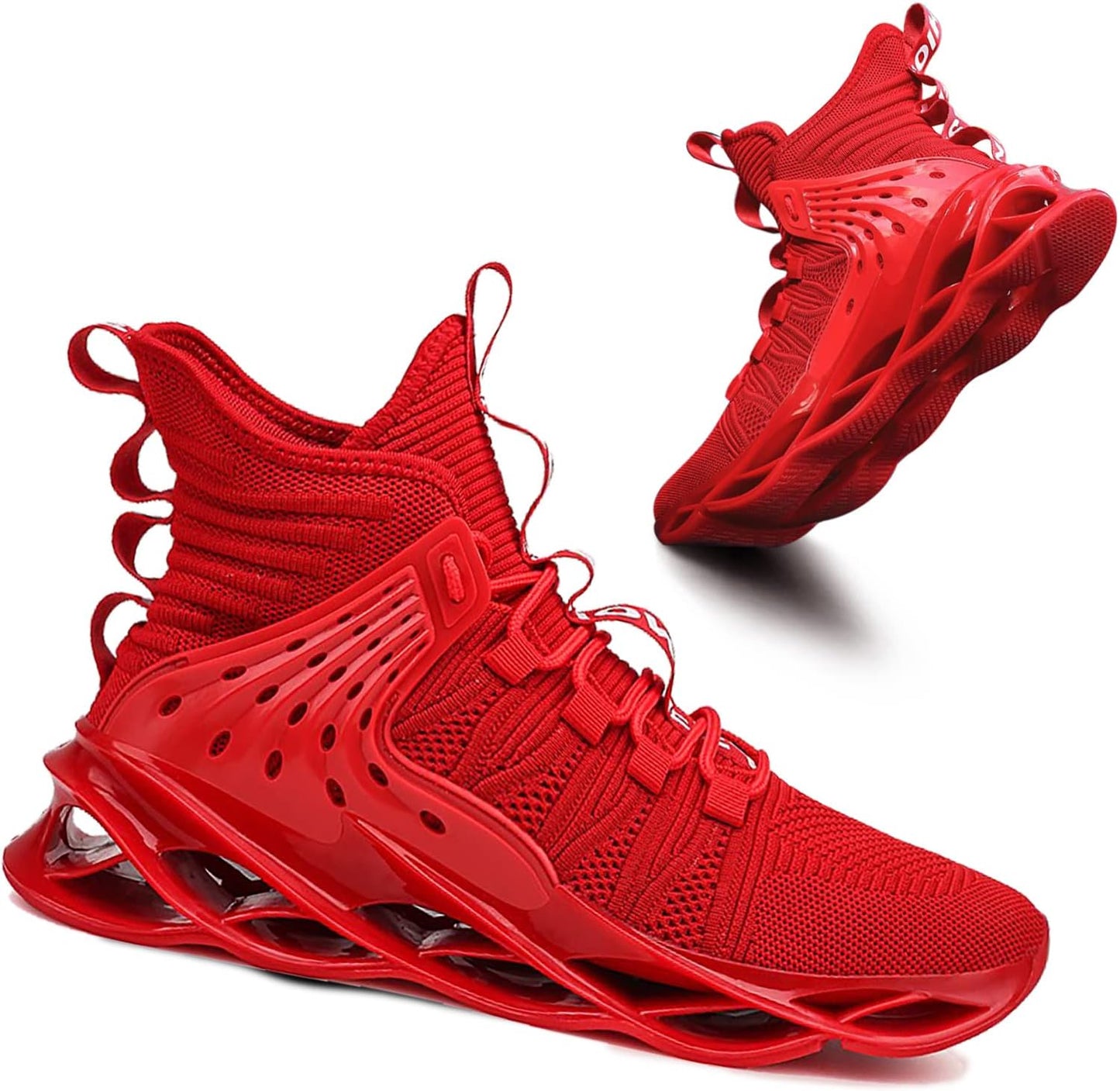 Hello MrLin Men's Running Shoes Non Slip Athletic Tennis Walking Blade Type Sneakers Hip Hop