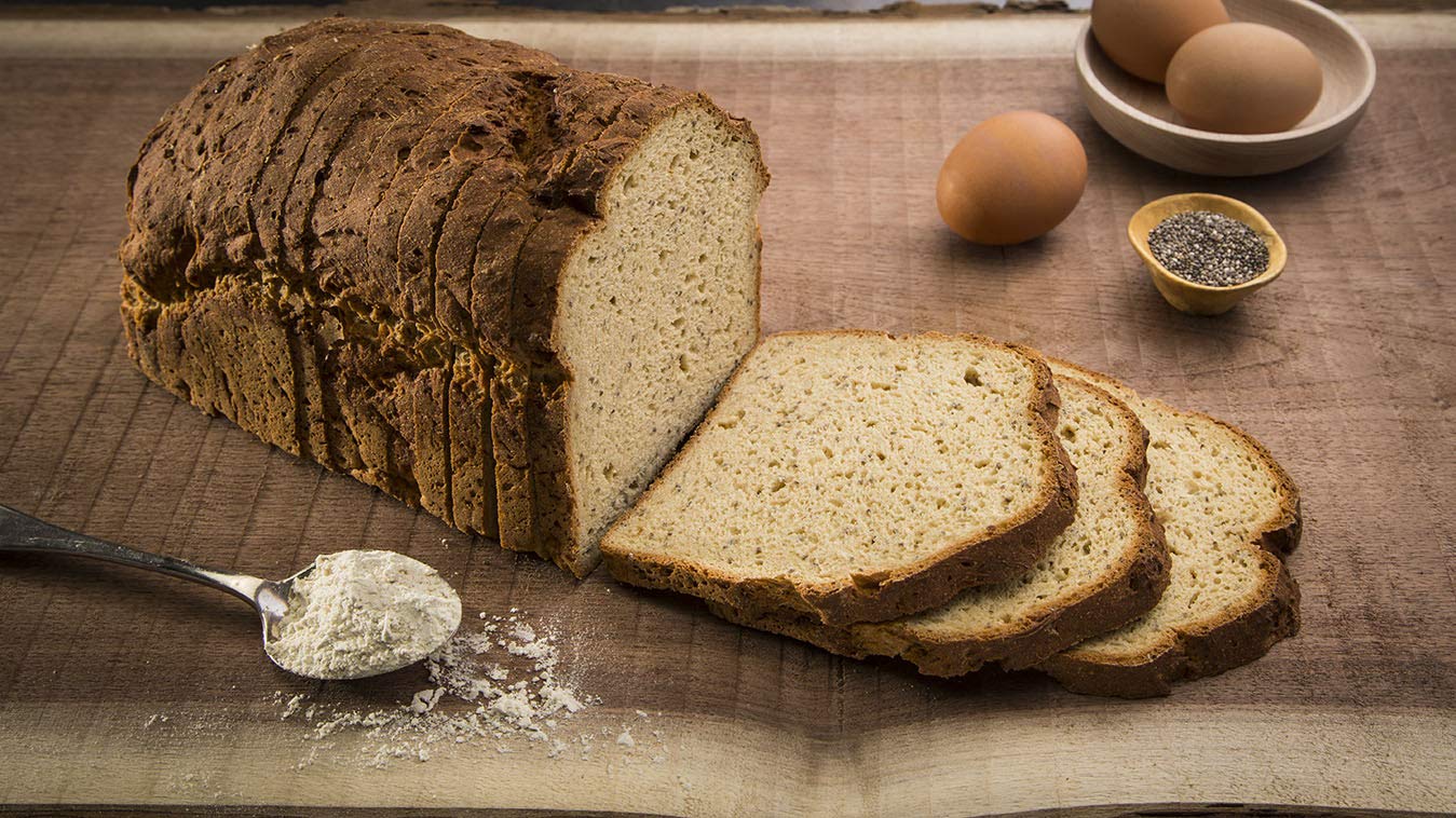 Eban’s Bakehouse Fresh Baked Gluten-Free Flaxseed Oat Bread - 4 Loaves - 100% Natural - Soy, Wheat and Dairy Free, Preservative Free, Non-GMO (26oz, 737g Each)