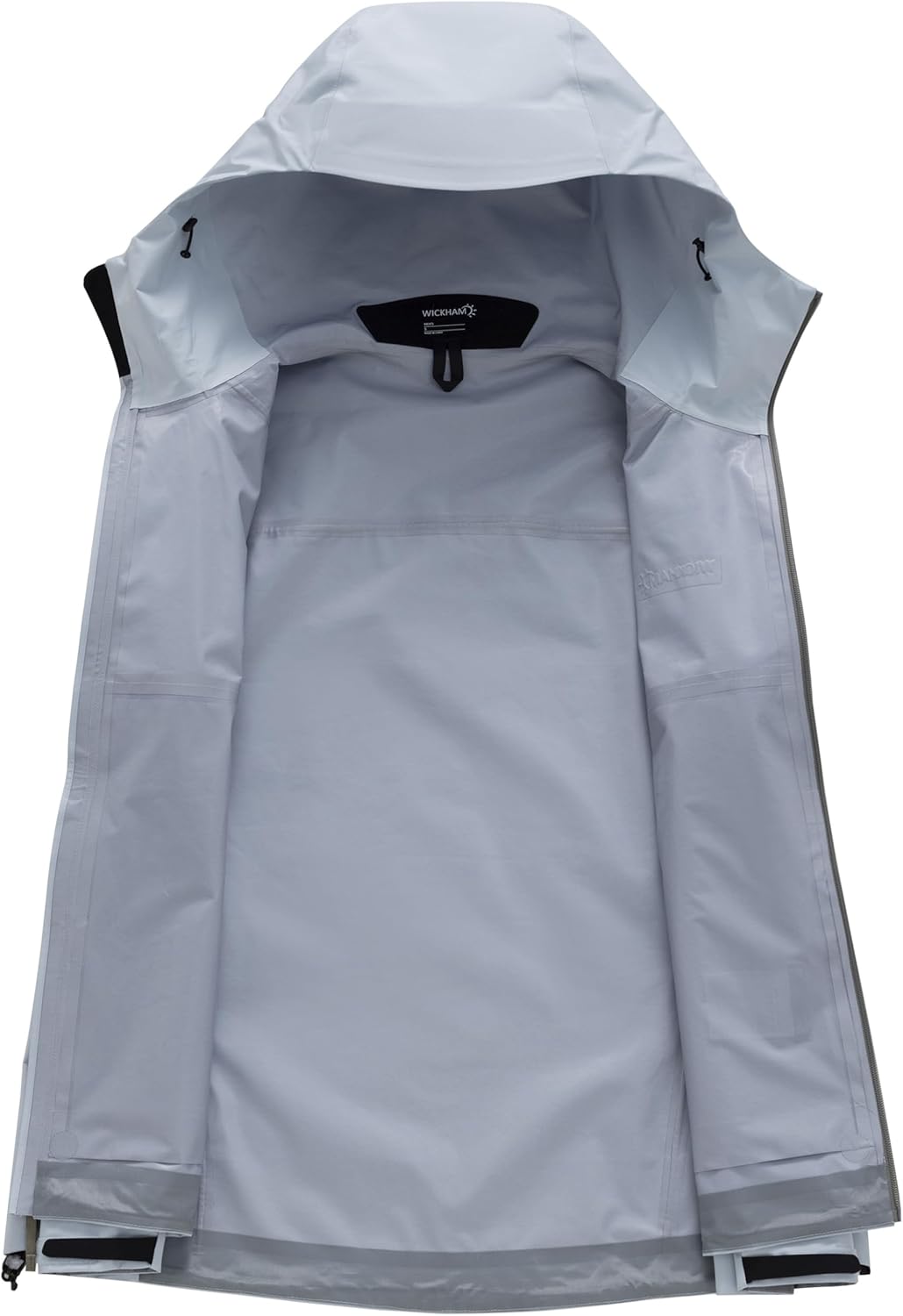 WICKHAM Men's High-performance Rain Jacket Outdoor Waterproof Windproof Coat fully Sealed Seams Shell for Expedition,Golf