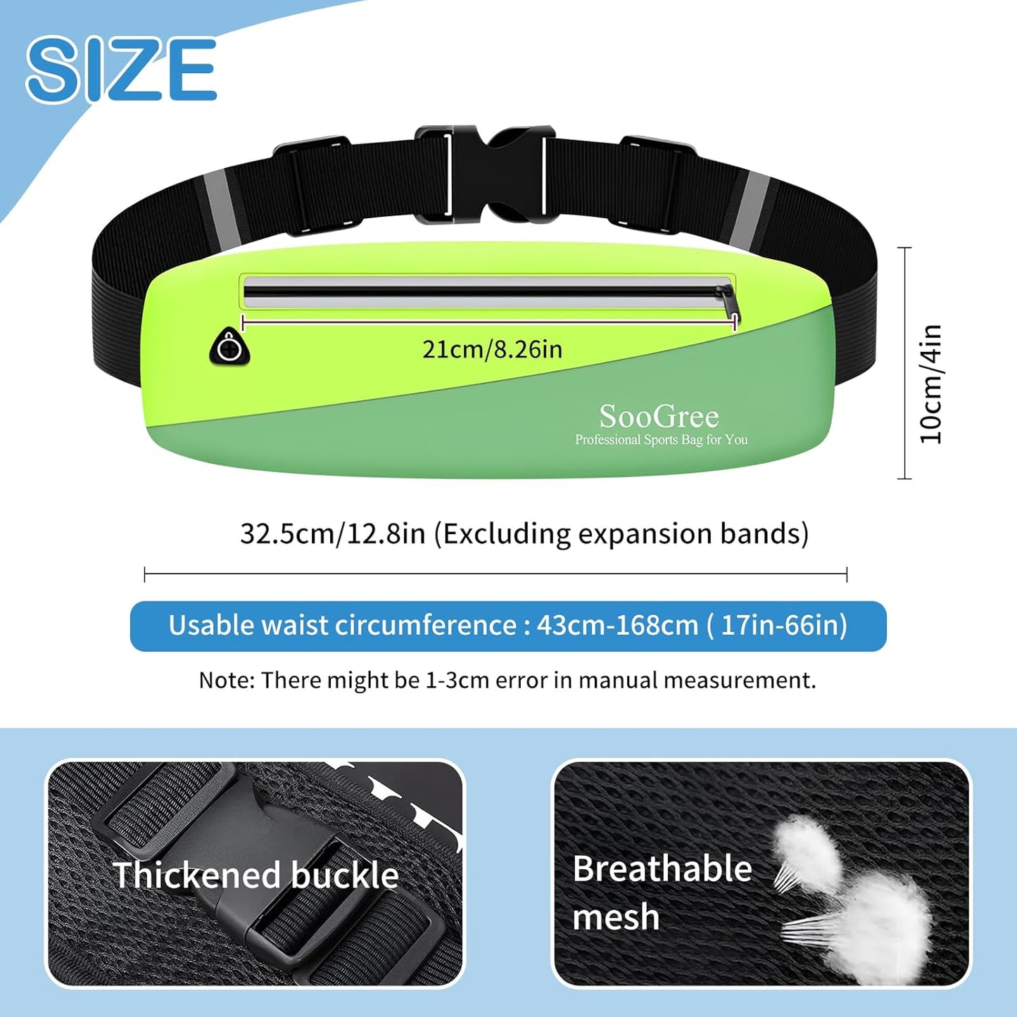 Slim Fanny Packs for Women Men,Waterproof Waist Pack with Reflective Strip Adjustable Strap,Running Belt for Sports Workout Cycling Hiking, Casual Hands-Free Wallets Phone Bag (Style 10)