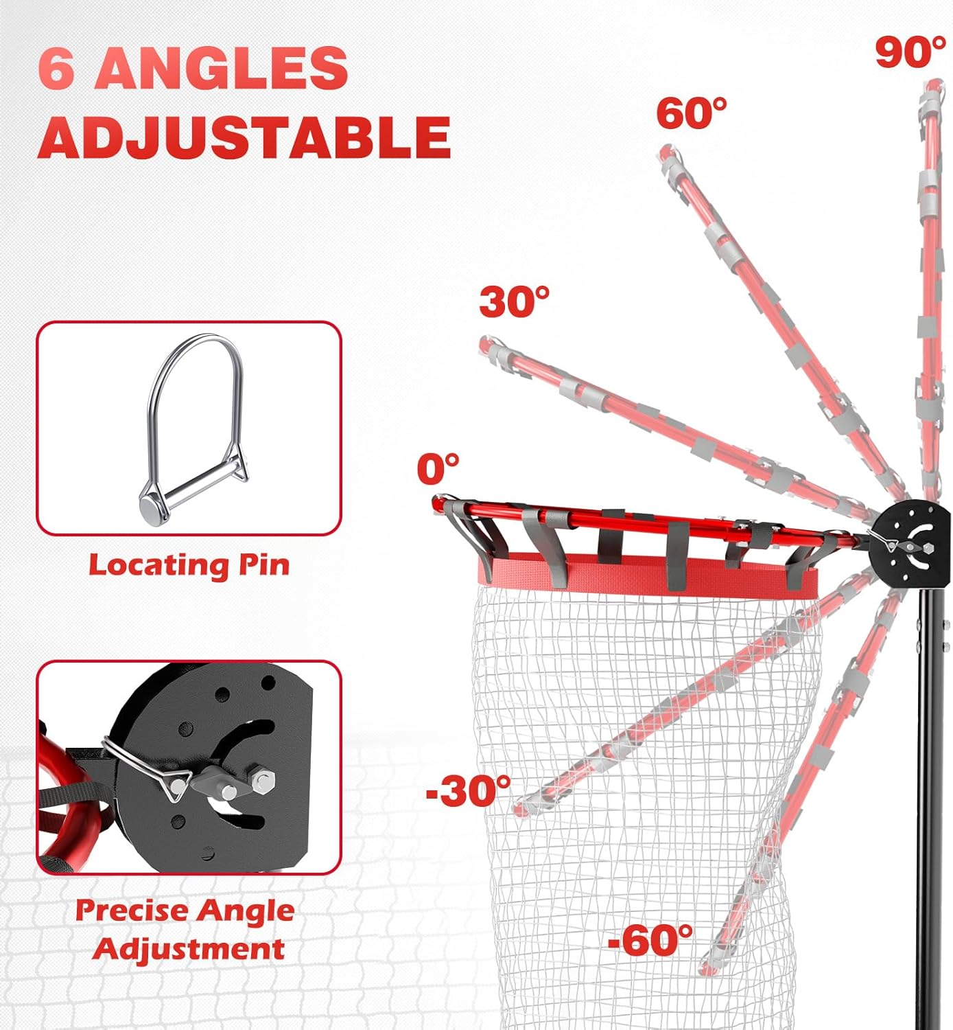 Pro Volleyball Setter Training Equipment Volleyball Setting Trainer Practice Net with 2 Target Hoop Size & 6 Angles & 13 Height Adjustment Ball Collection Bag Indoor Outdoor Practice