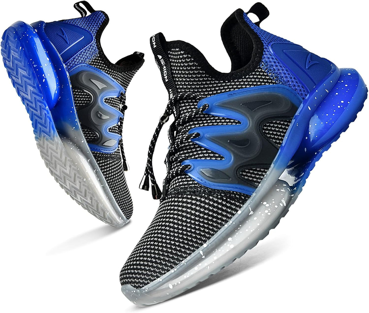 WETIKE Boy's Shoes Mesh Slip on Lightweight Running Sneakers