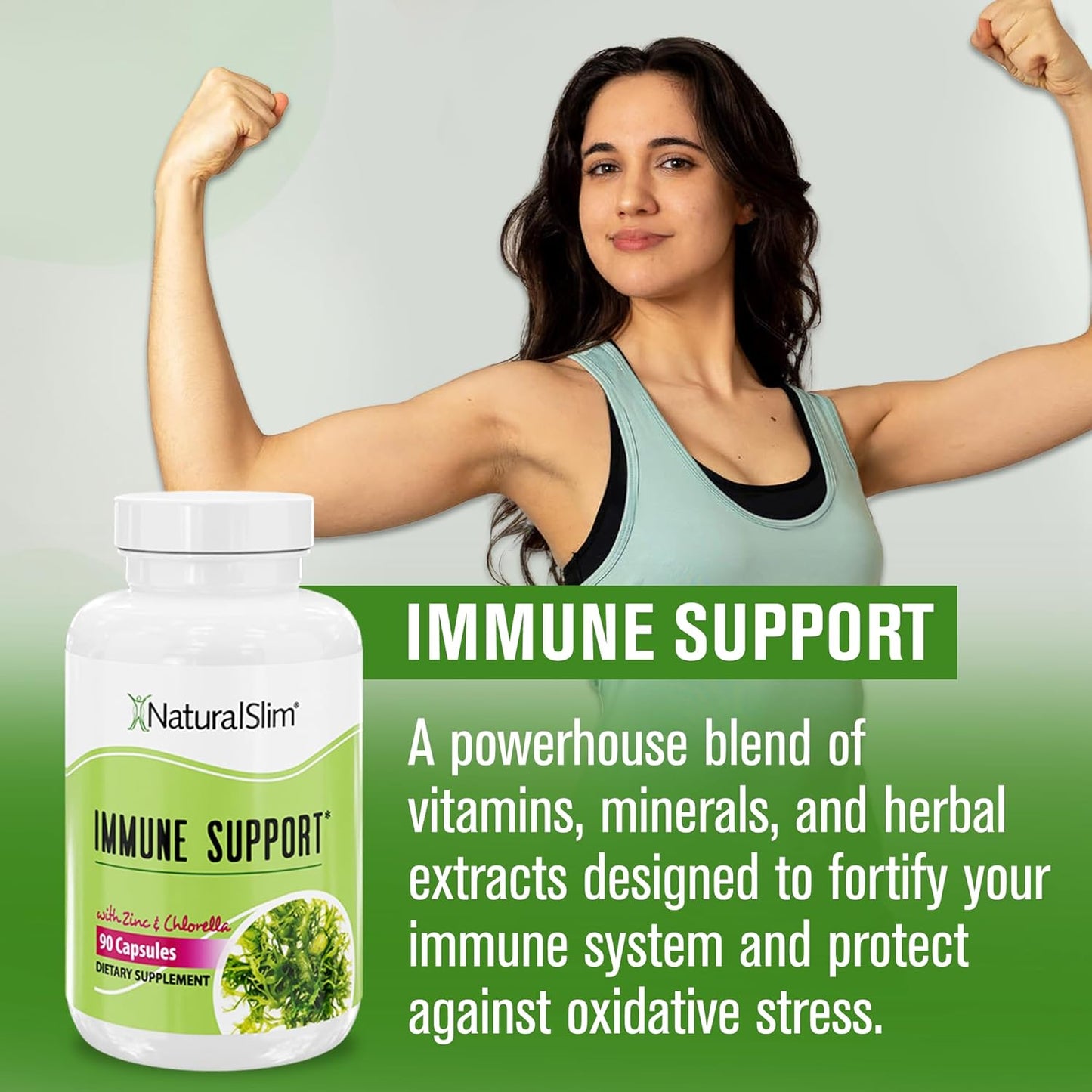 NaturalSlim Candida Cleanse Support Supplements Bundle - Candiseptic Kit Anti Overgrowth, Gut & Colon Cleansing Capsules - Formulated by Frank Suarez (1 Pack)