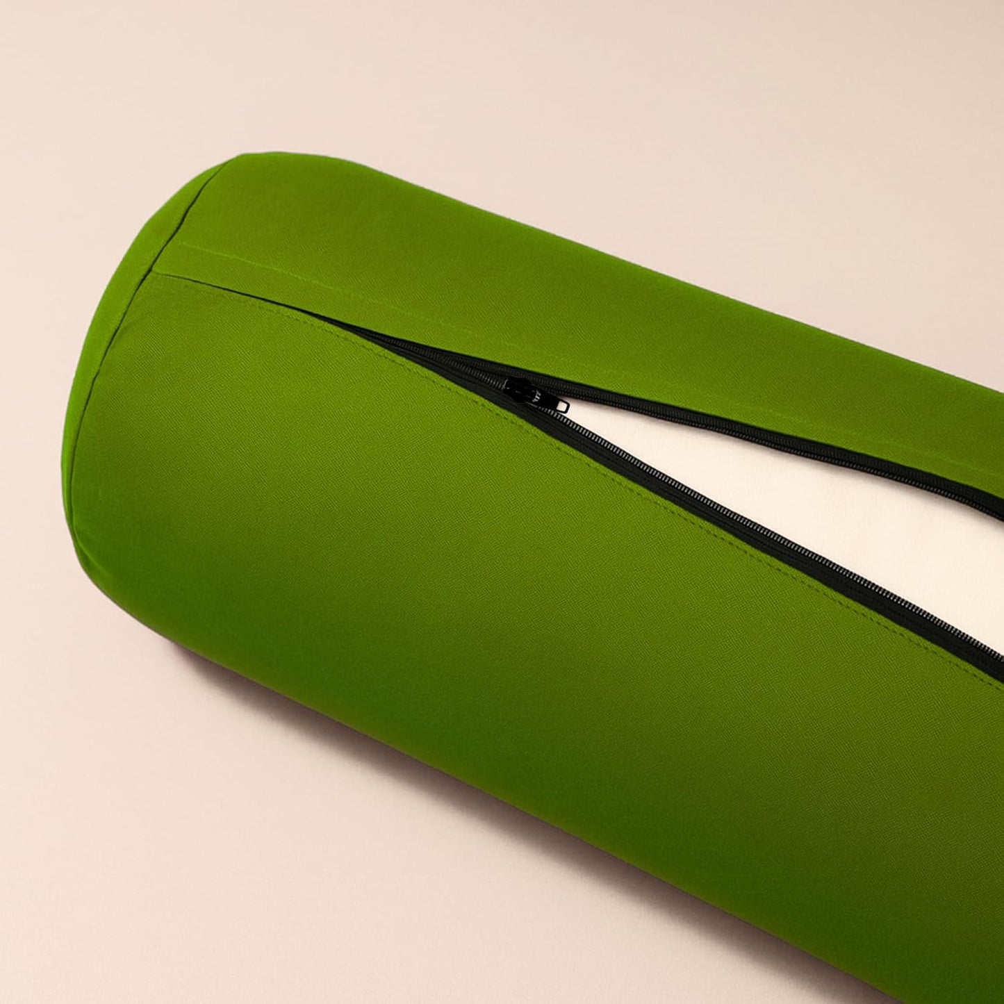 Yogikuti Iyengar Yoga Bolster for Restorative Yoga and Meditation – Lightweight Cotton Support Pillow with Handle for Easy Carry, Versatile for Pose Modification, Balance, Back Relief, and Relaxation